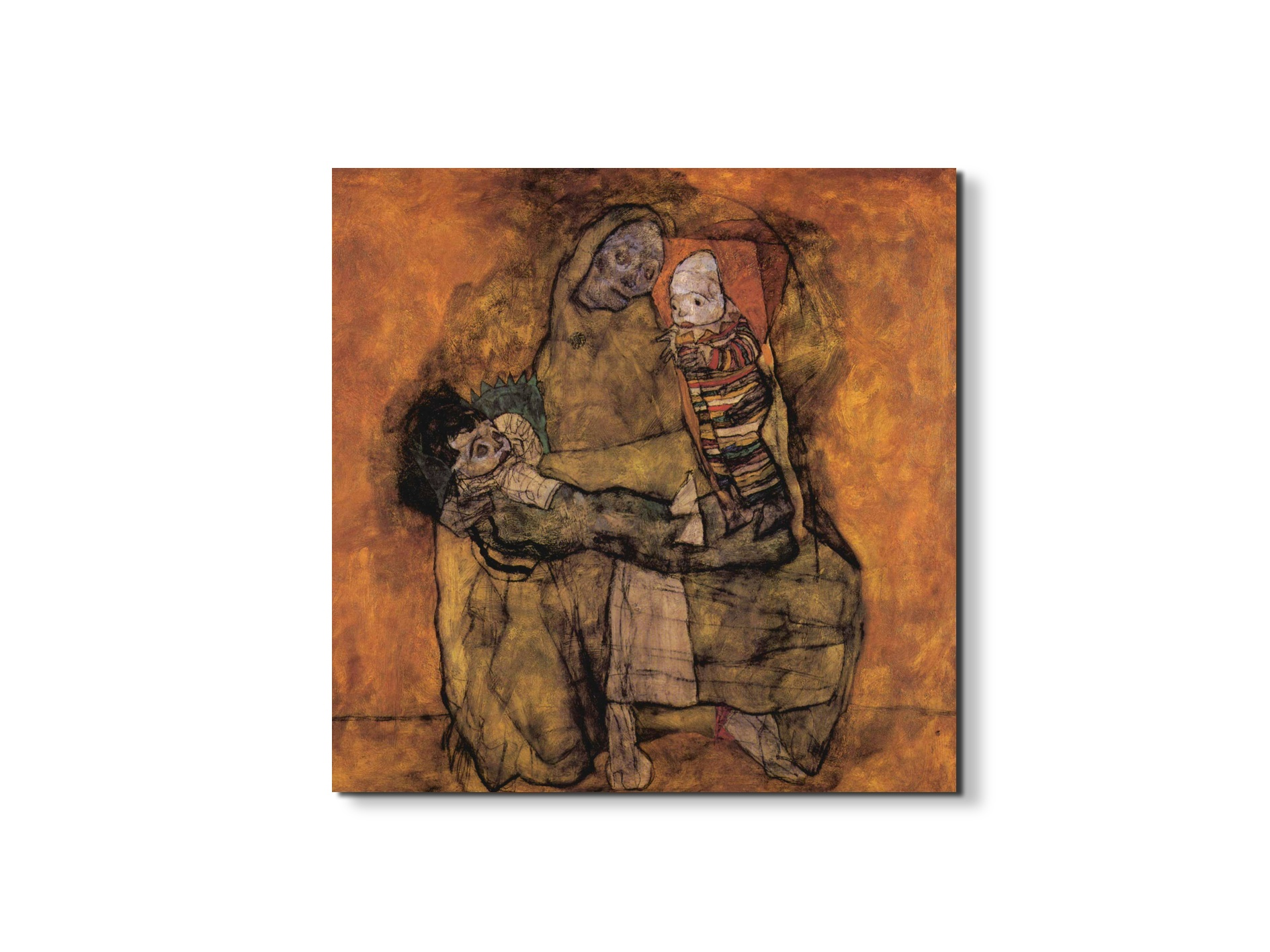 mother-with-two-childrenas91451-#materiale_EarthArt/dimensioni_58x58