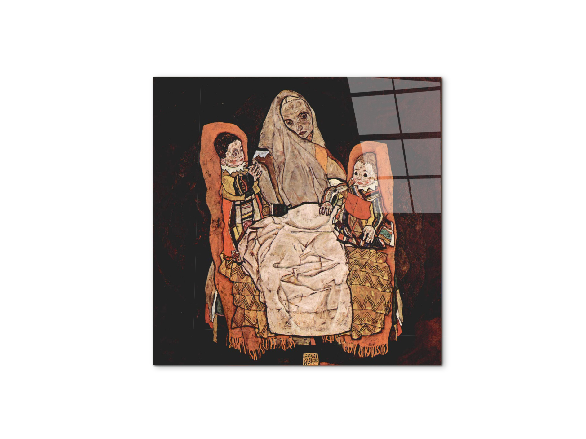 parent-with-two-children-the-motheras91455-#materiale_CrystalArt/dimensioni_58x58