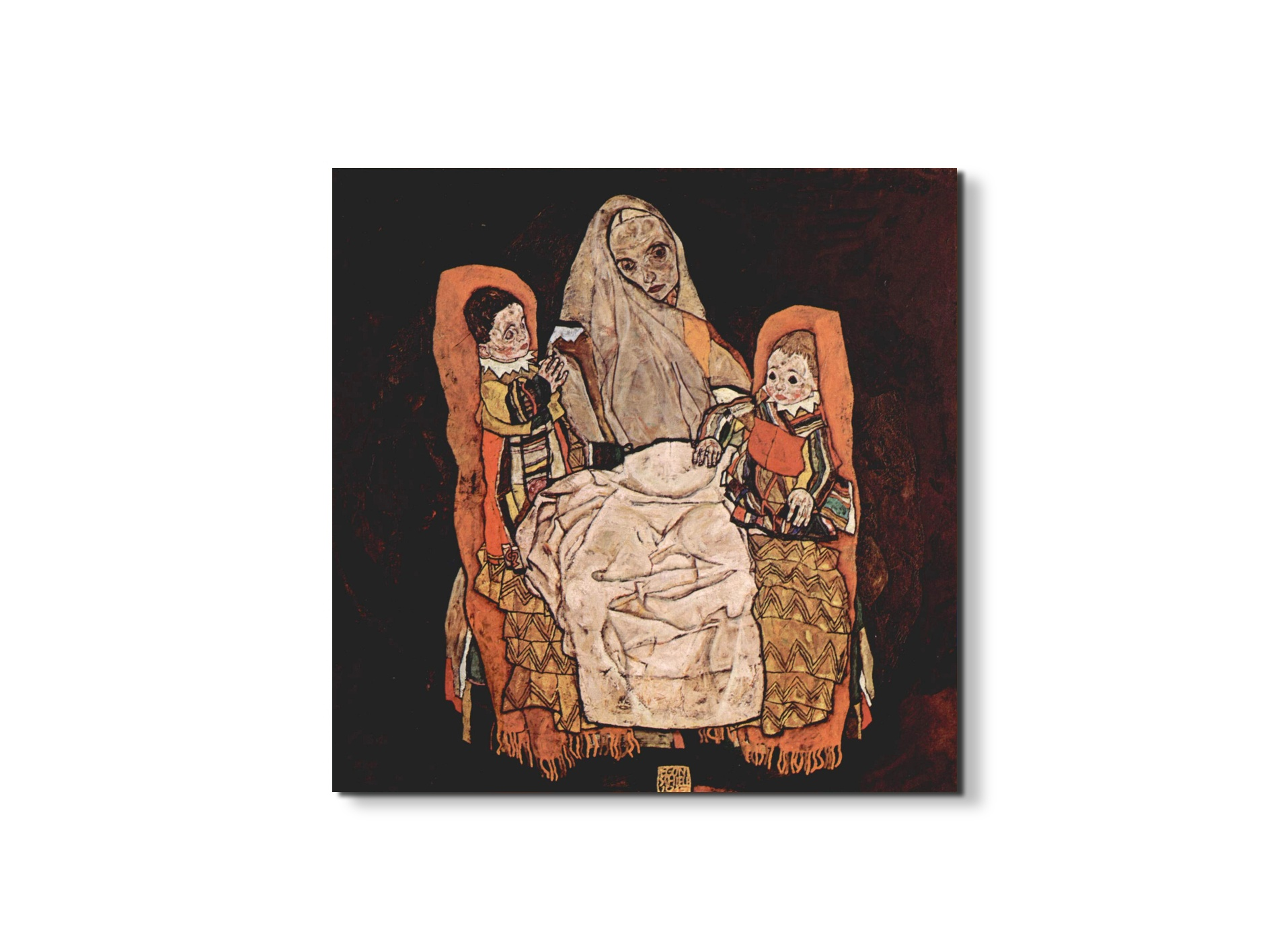 parent-with-two-children-the-motheras91455-#materiale_EarthArt/dimensioni_58x58