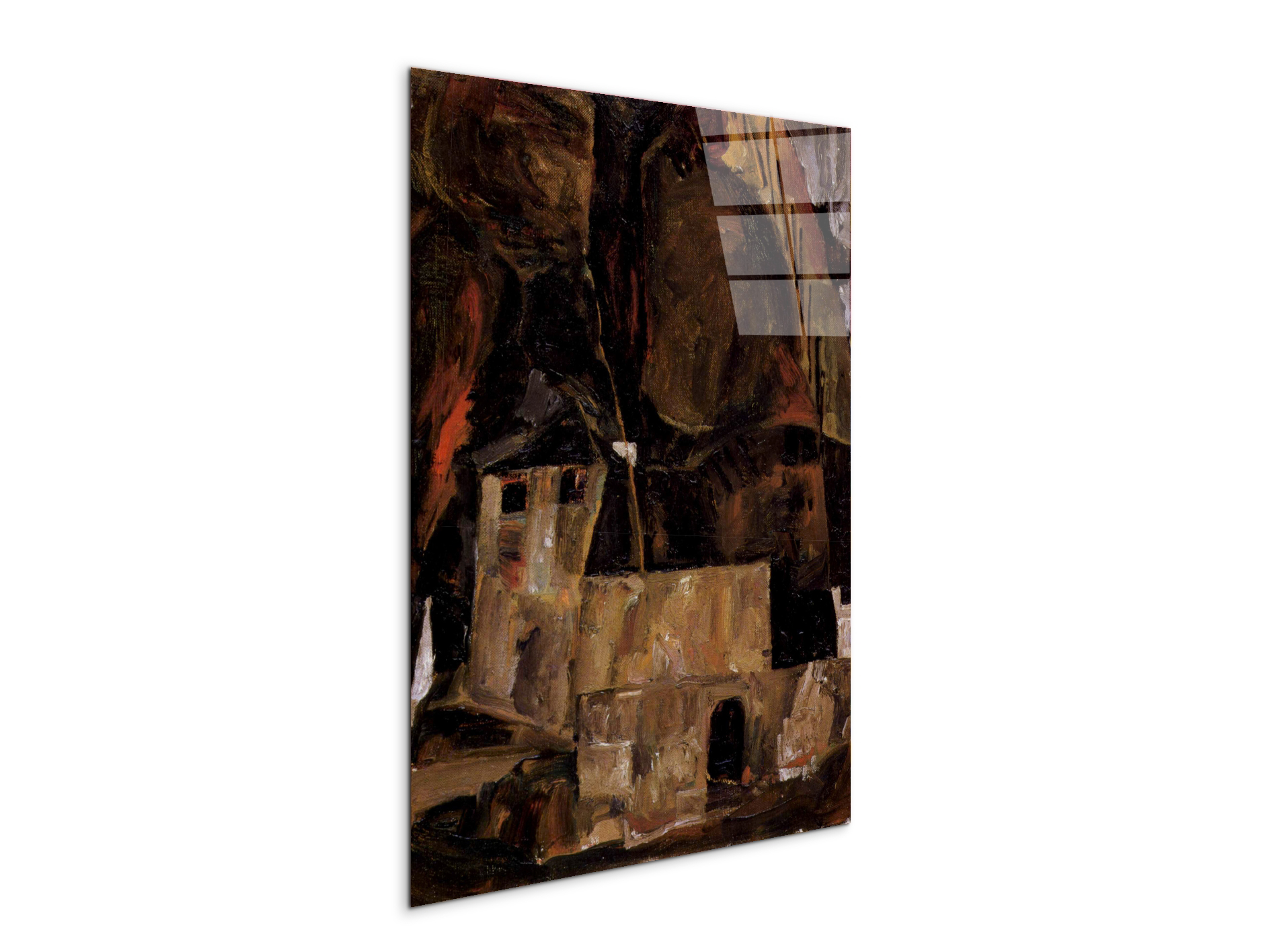 wall-and-house-and-terrain-with-fenceas91493-#materiale_CrystalArt/dimensioni_57x76