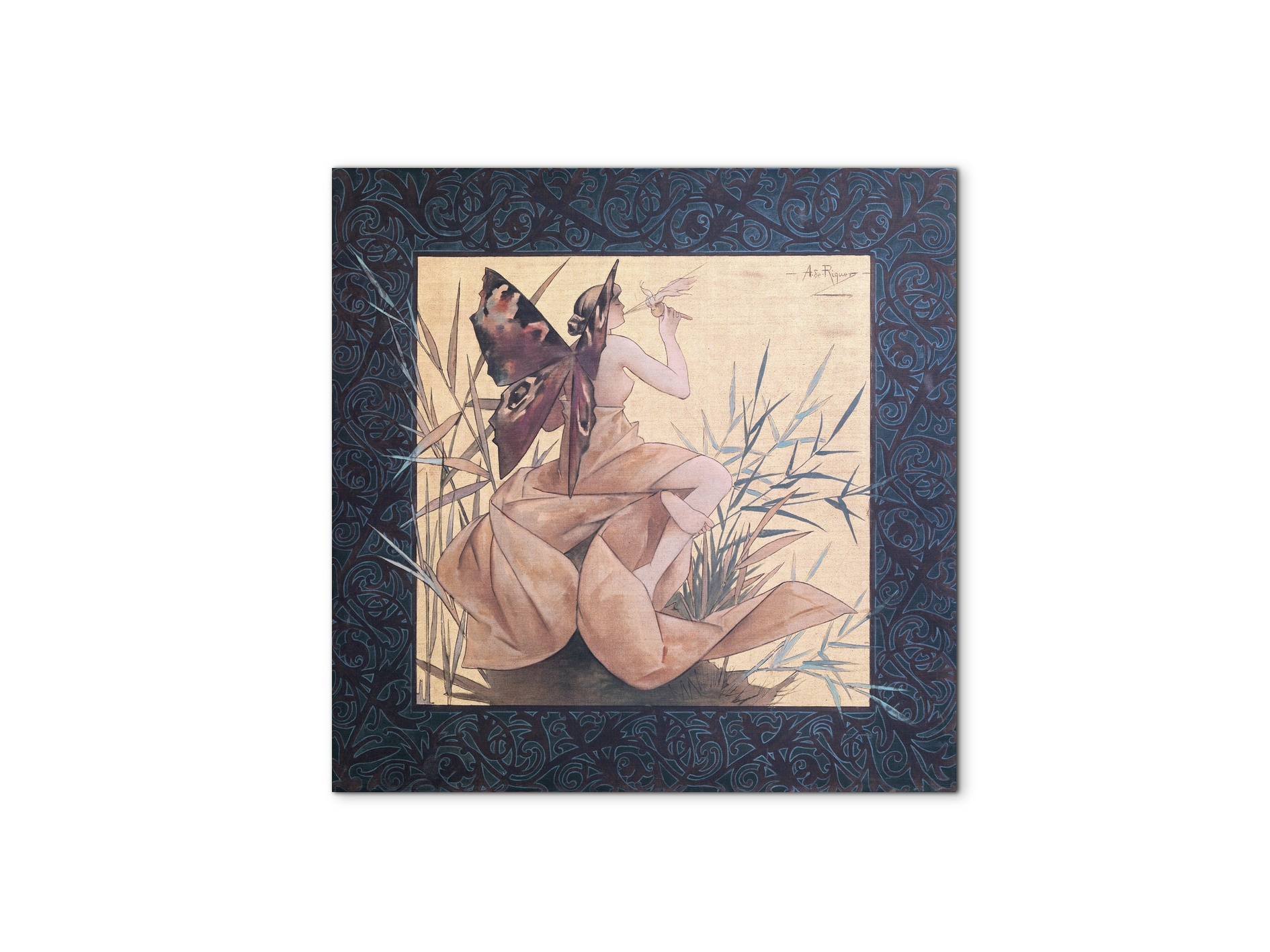 winged-nymph-blowing-amongst-reedsas91573-#materiale_MetalArt Materic/dimensioni_58x58