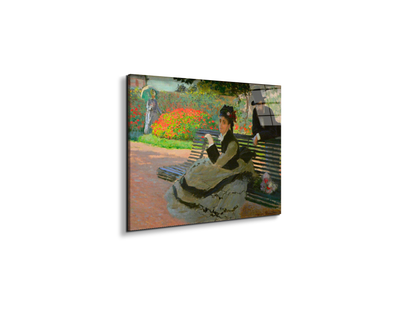 camille-monet-on-a-garden-benchas91689-#materiale_EarthArt Total Gloss/dimensioni_50x37,50