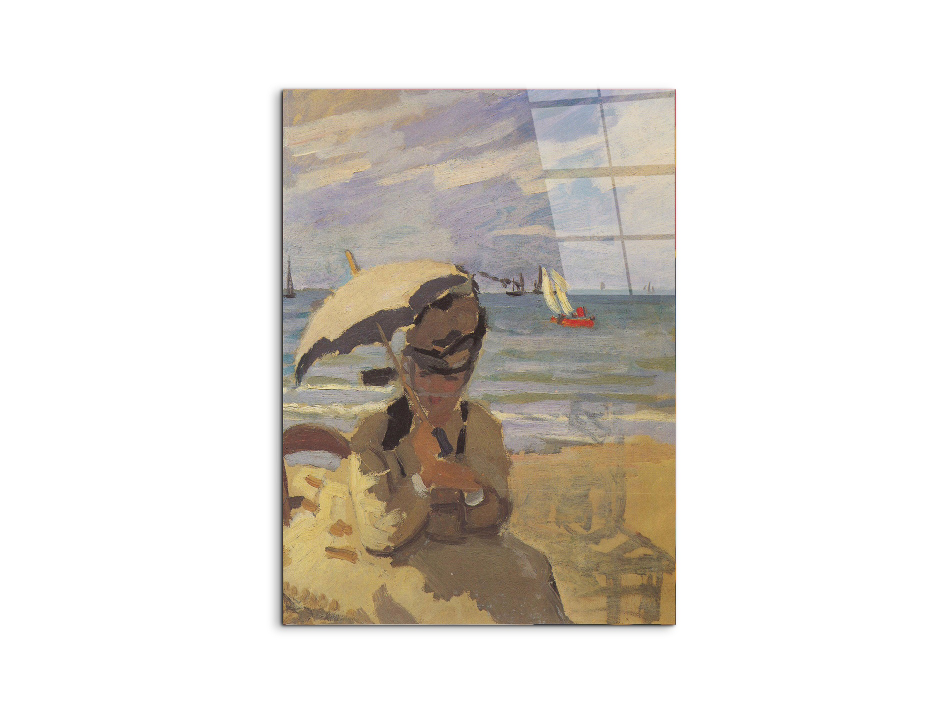 camille-monet-on-the-beach-at-trouvilleas91691-#materiale_CrystalArt/dimensioni_57x76