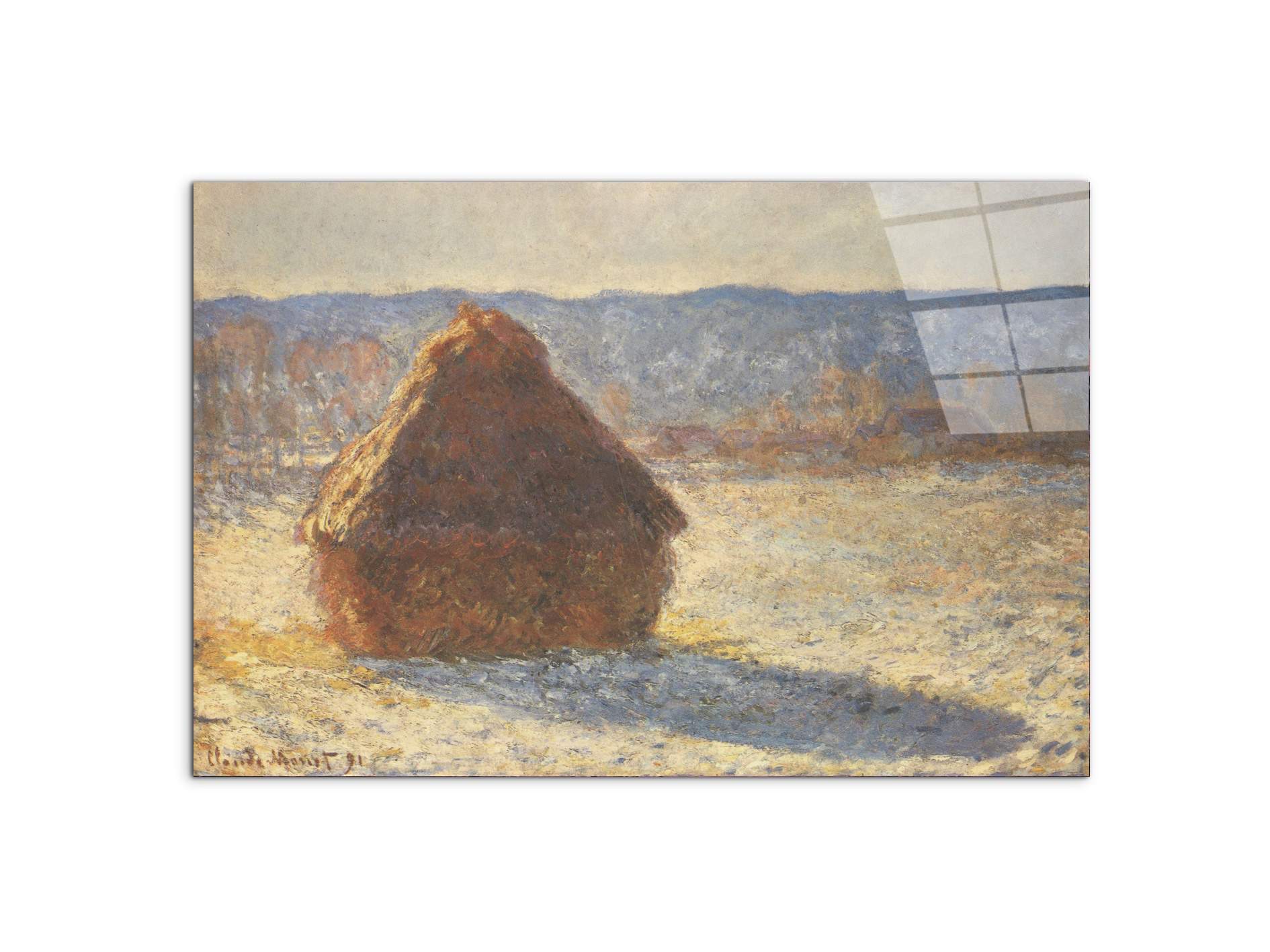 haystacks-snow-morningas91783-#materiale_CrystalArt/dimensioni_79,5x53
