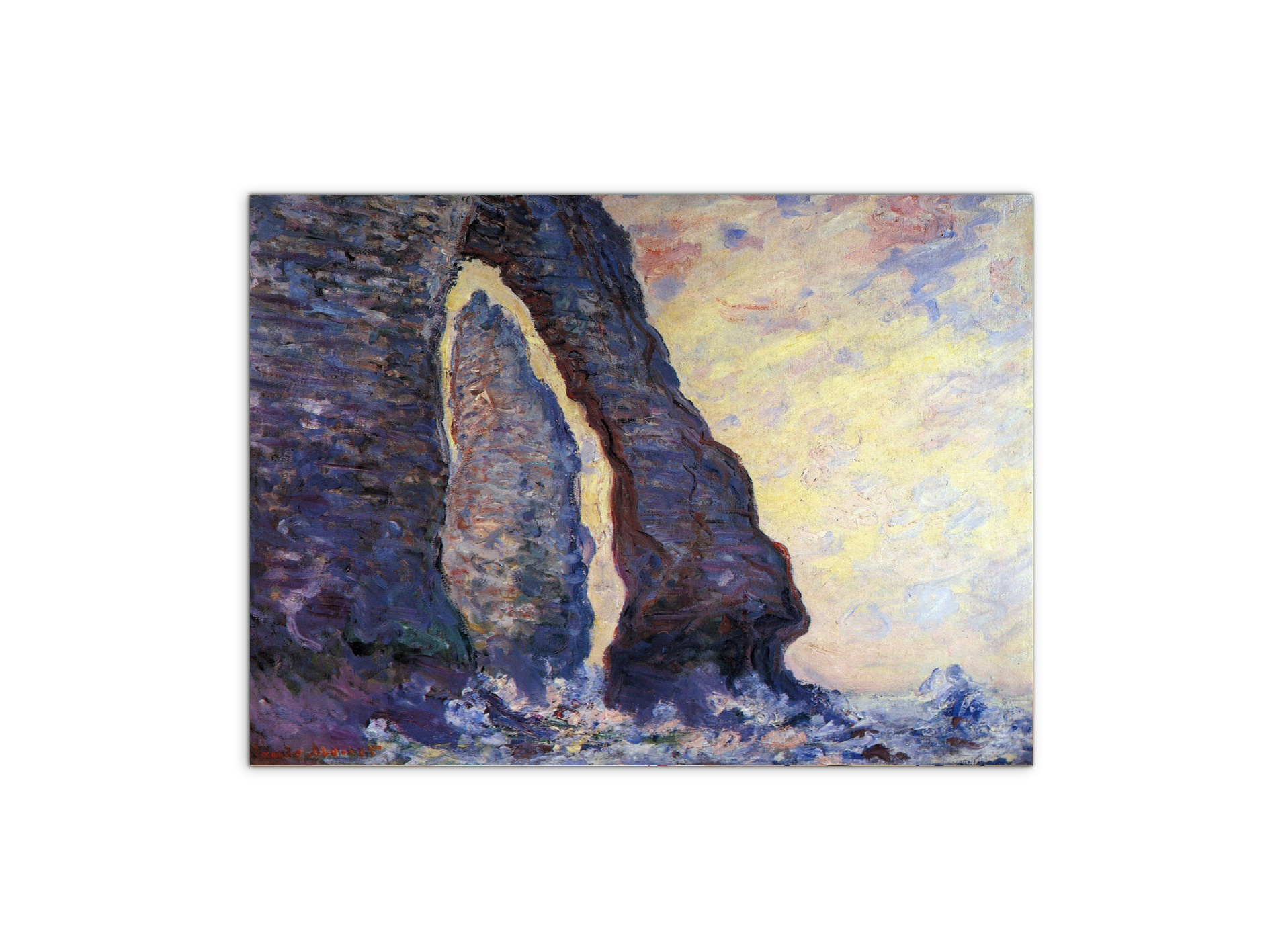 la-porte-daval-and-the-needle-at-etretatas91803-#materiale_MetalArt Materic/dimensioni_76x57
