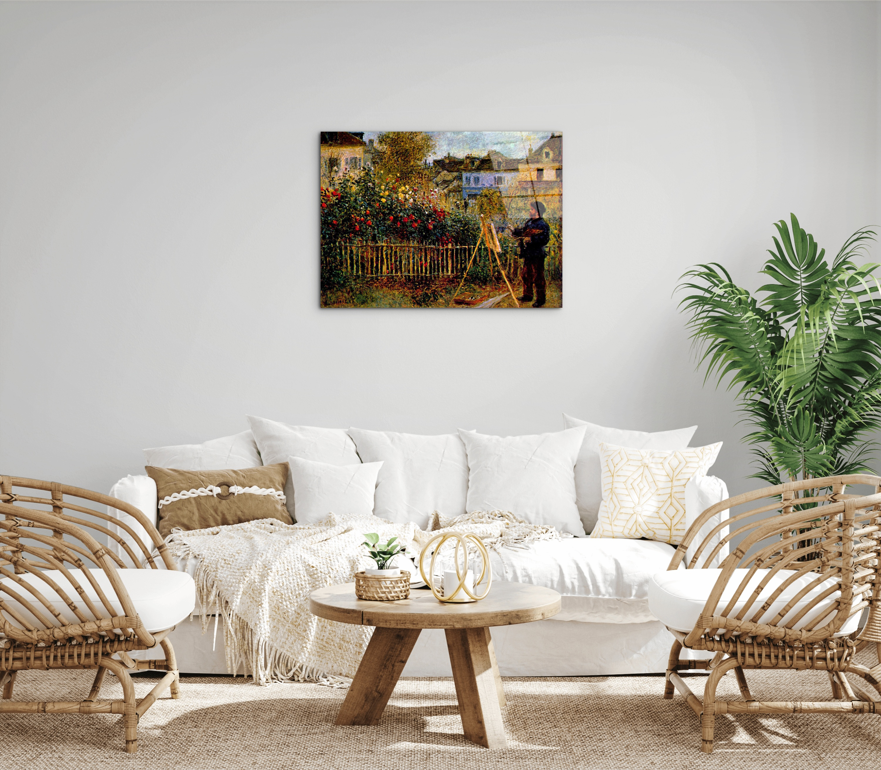 monet-painting-in-his-garden-in-argenteuilas91833-#materiale_CrystalArt/dimensioni_76x57