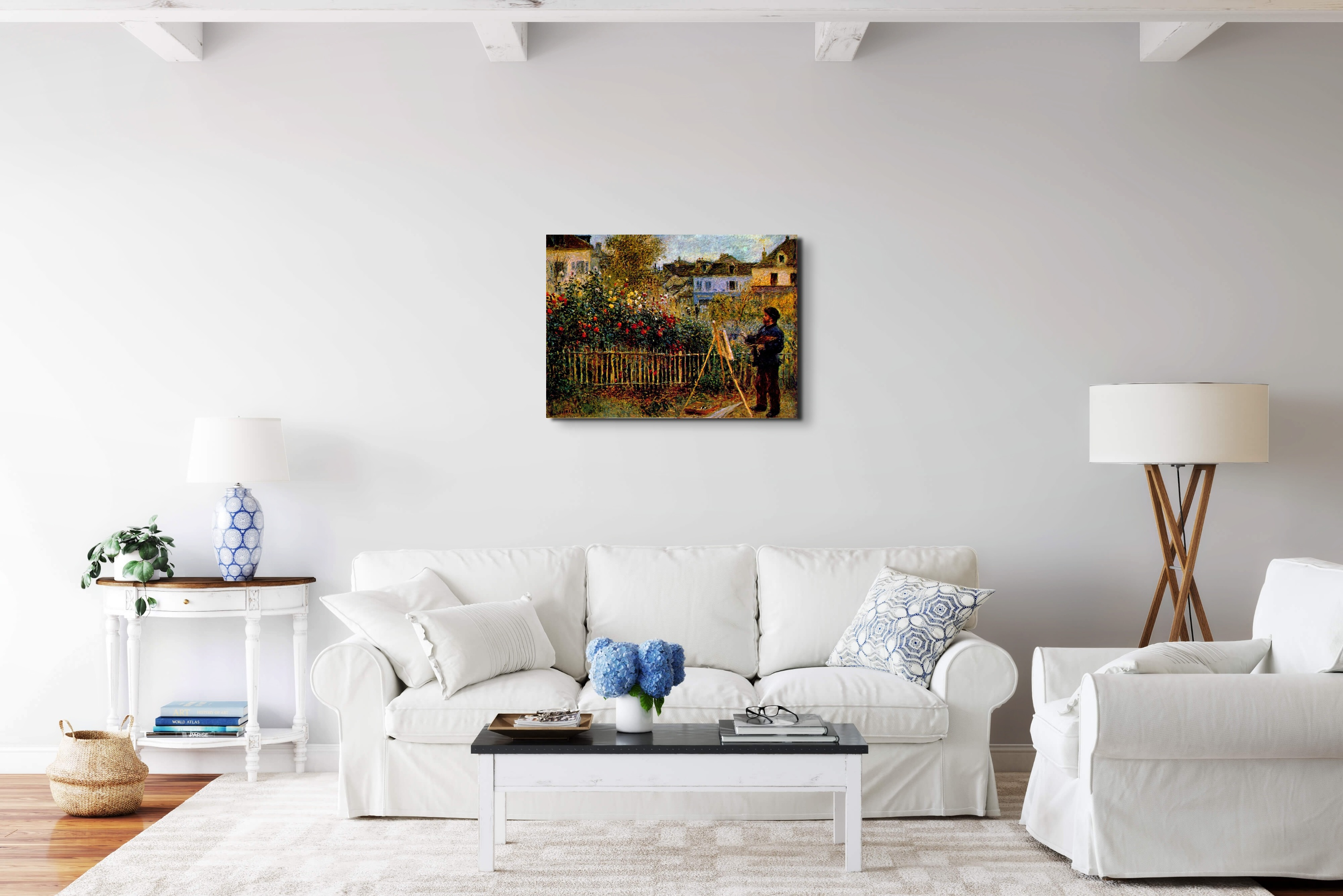 monet-painting-in-his-garden-in-argenteuilas91833-#materiale_EarthArt Materic/dimensioni_76x57