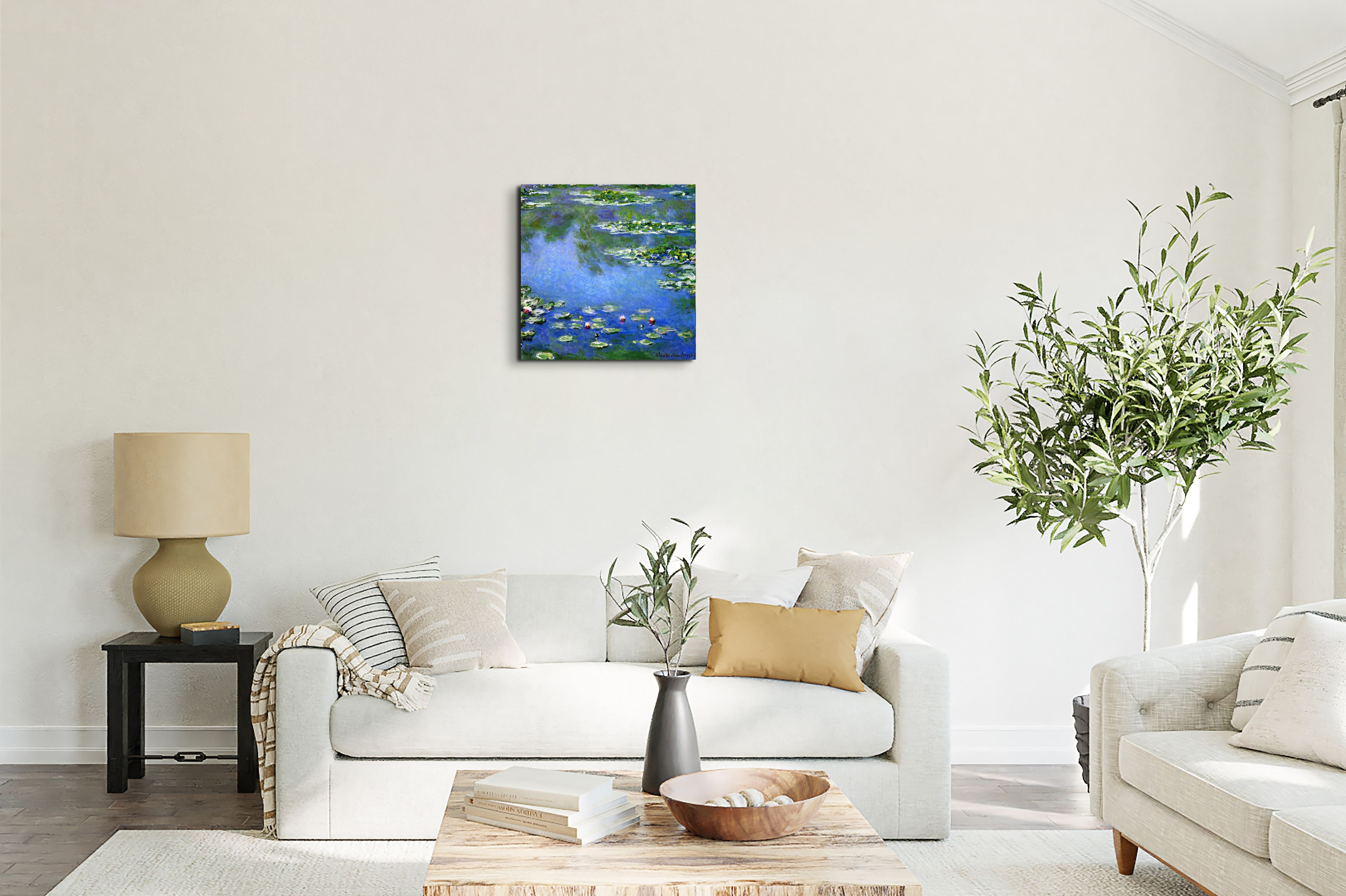water-liliesas92033-#materiale_EarthArt/dimensioni_58x58