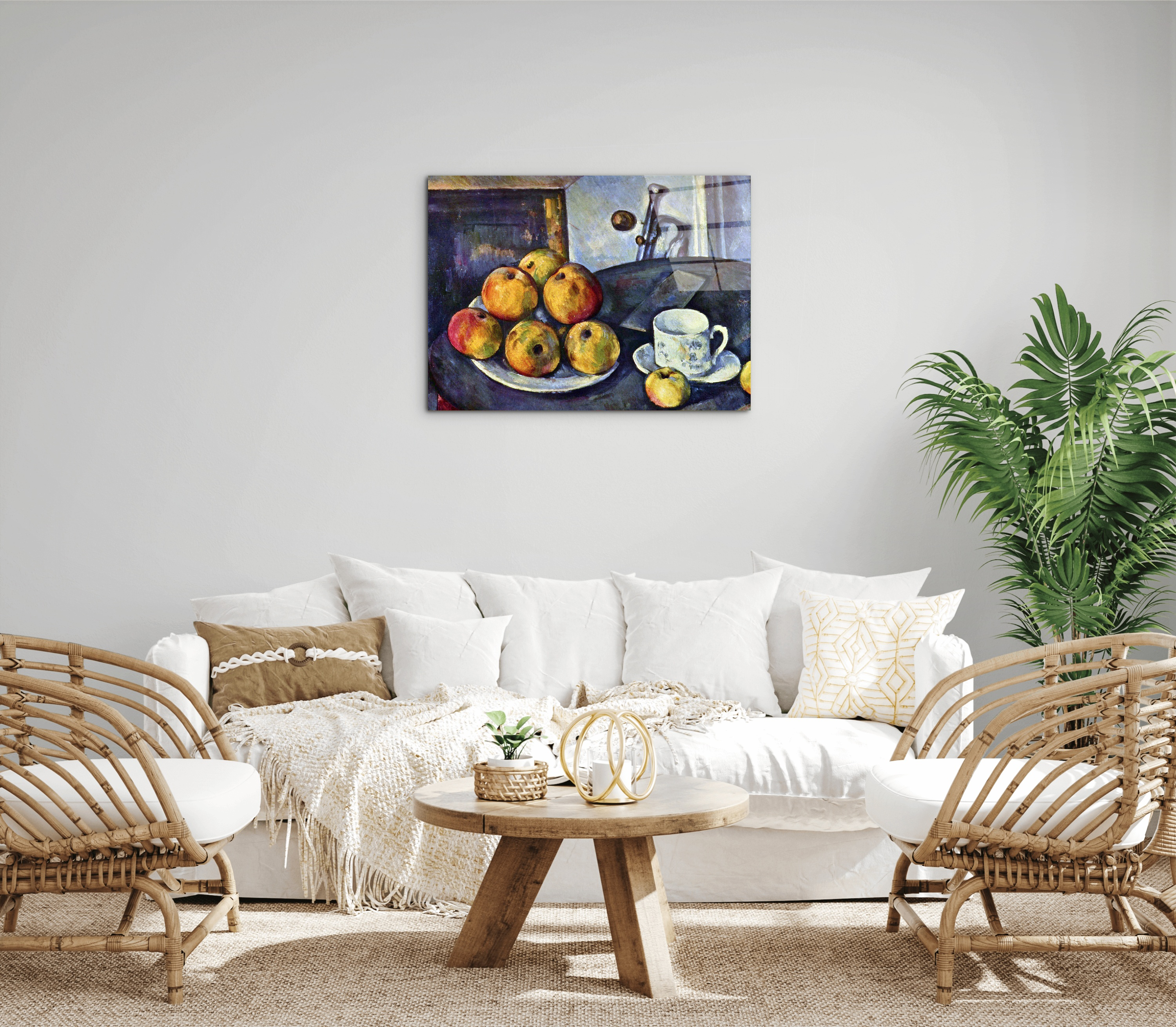 still-life-with-a-bottle-and-apple-cartas92165-#materiale_CrystalArt/dimensioni_76x57