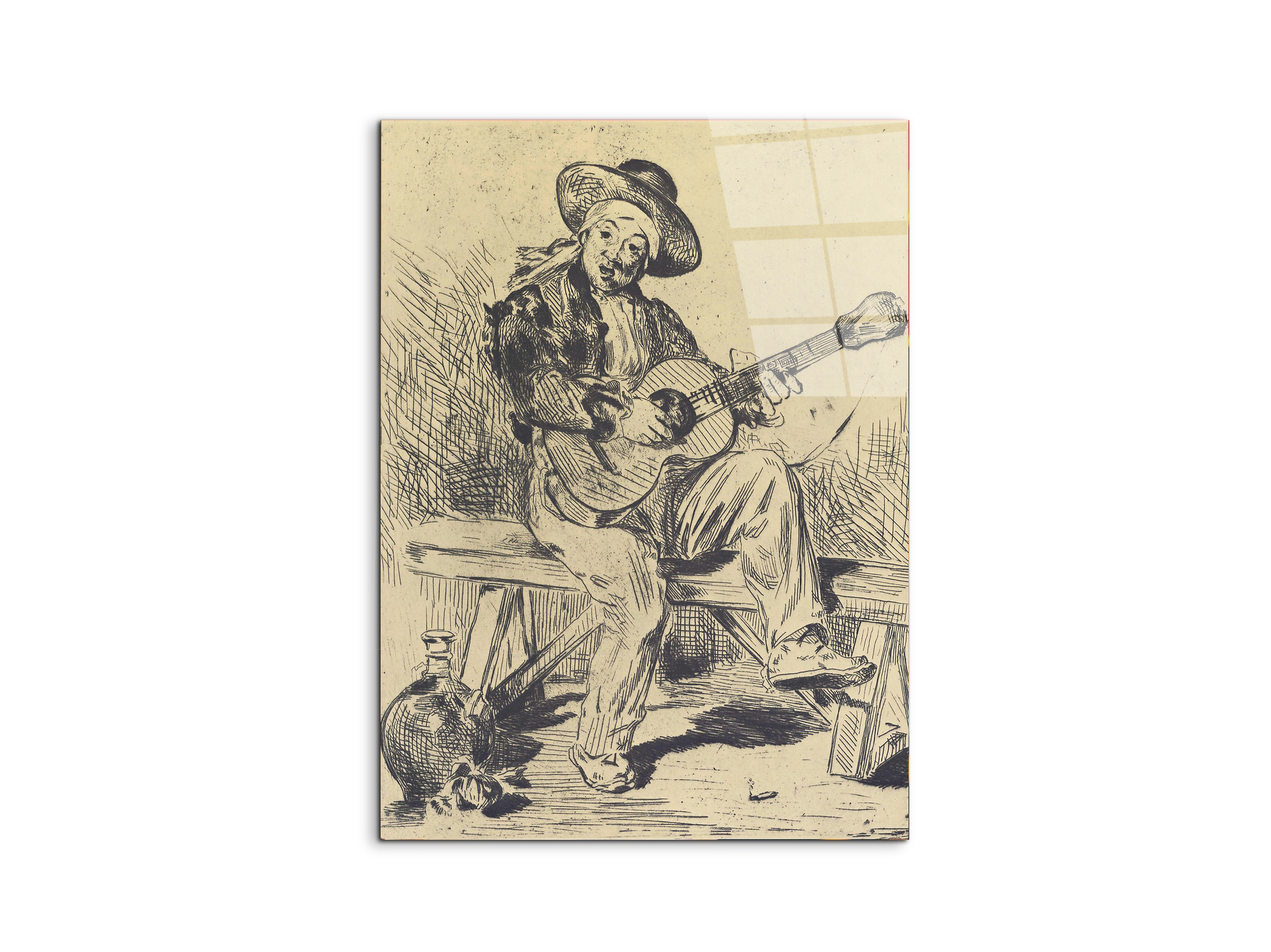 the-guitar-playeras92267-#materiale_CrystalArt/dimensioni_57x76