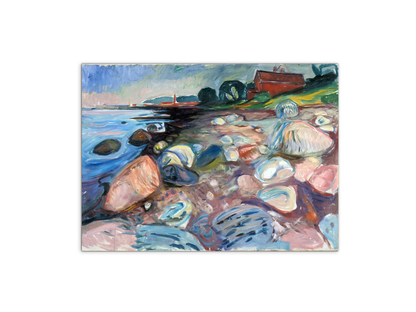 shore-with-red-houseas92301-#materiale_MetalArt Materic/dimensioni_76x57