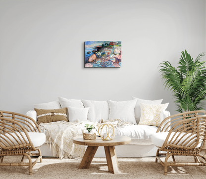 shore-with-red-houseas92301-#materiale_EarthArt Total Gloss/dimensioni_50x37,50