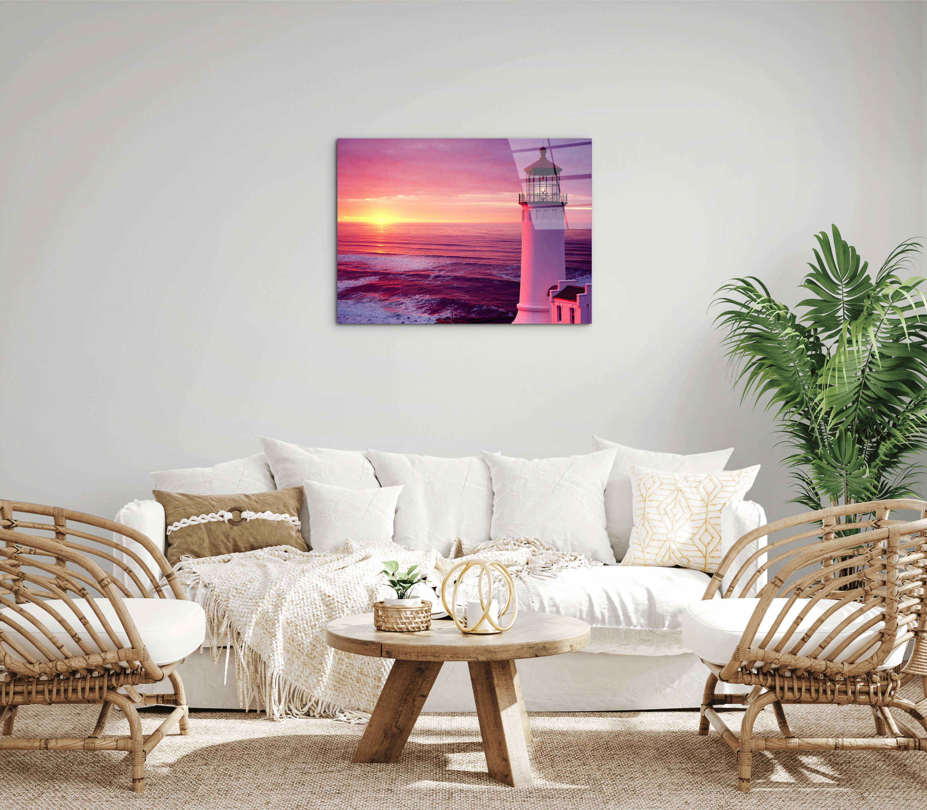 sunset-lighthouseas92356-#materiale_CrystalArt/dimensioni_76x57