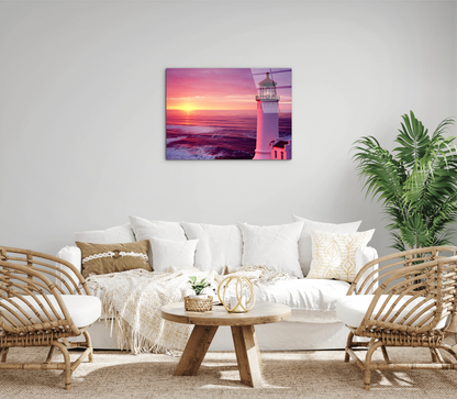 sunset-lighthouseas92356-#materiale_CrystalArt/dimensioni_76x57