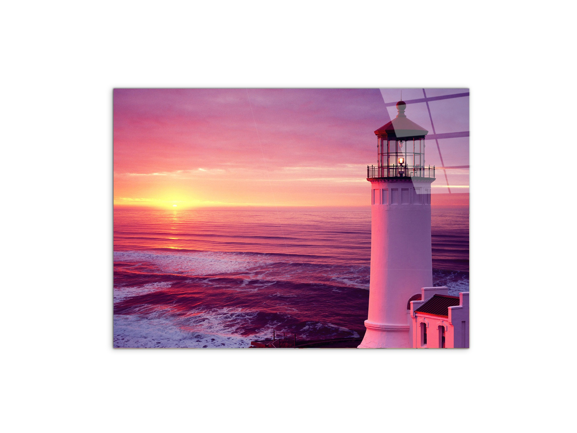 sunset-lighthouseas92356-#materiale_CrystalArt/dimensioni_76x57
