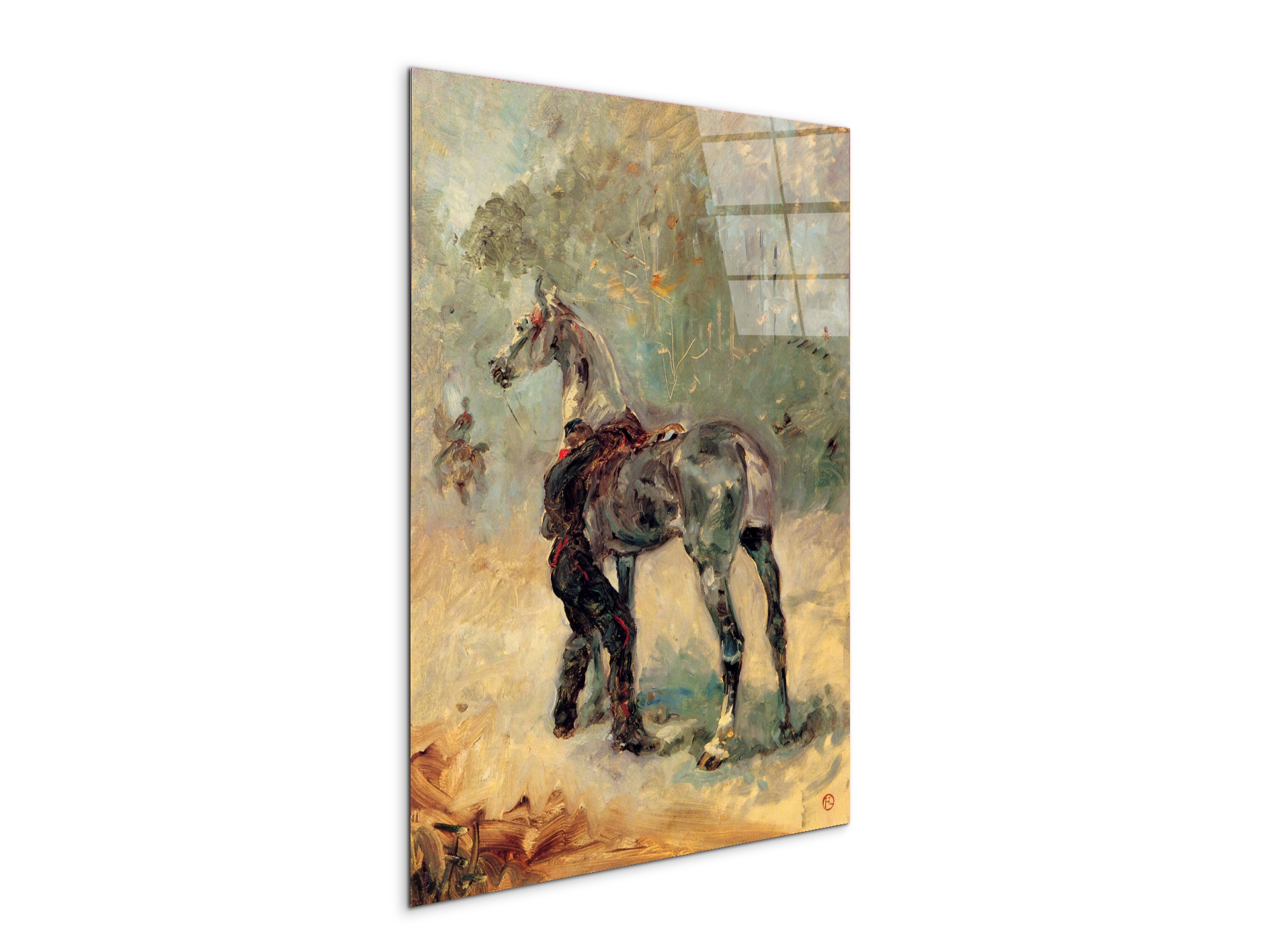 artilleryman-and-his-horseas92591-#materiale_CrystalArt/dimensioni_57x76