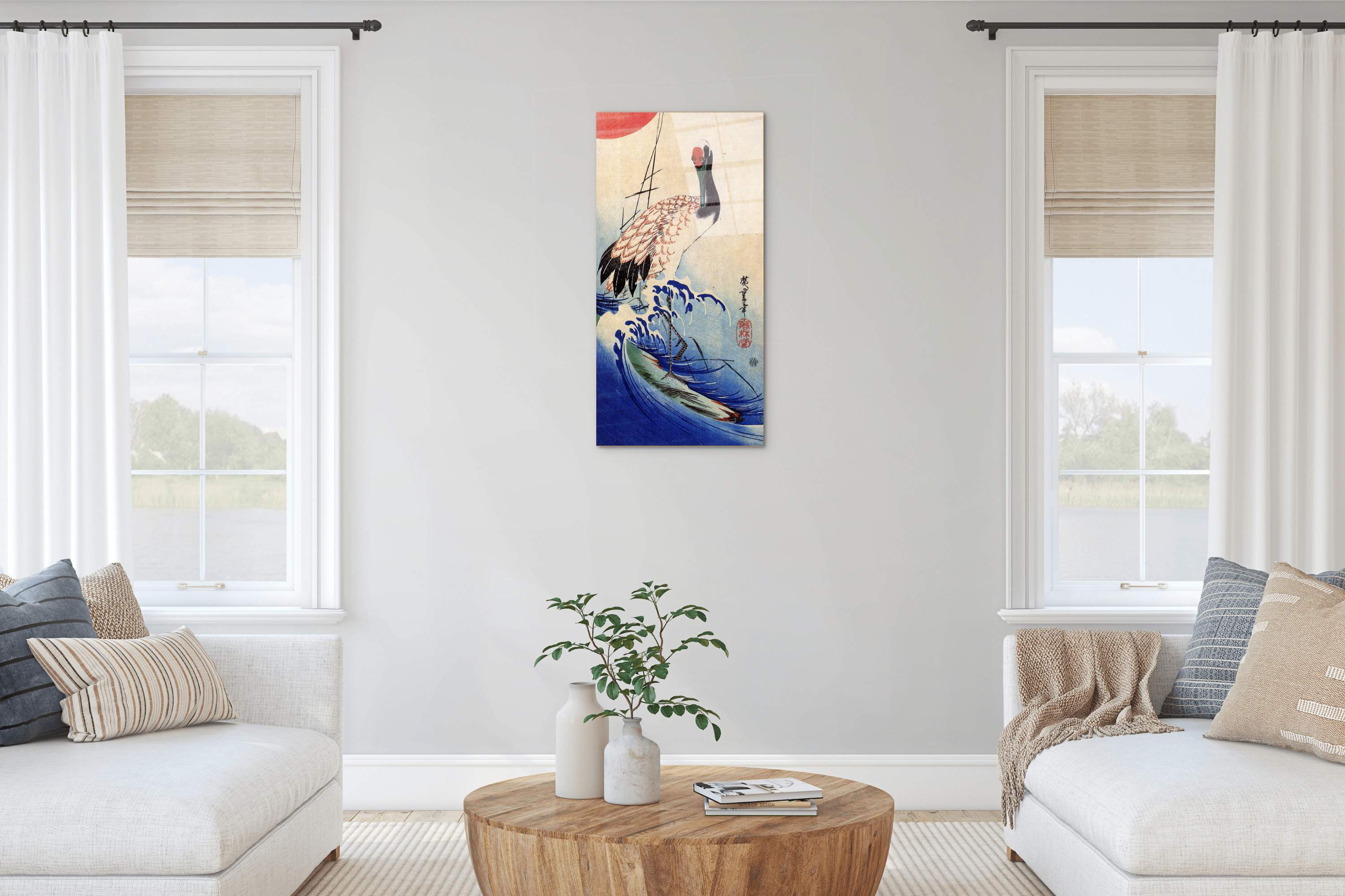 crane-and-rising-sunas92871-#materiale_CrystalArt/dimensioni_50x100