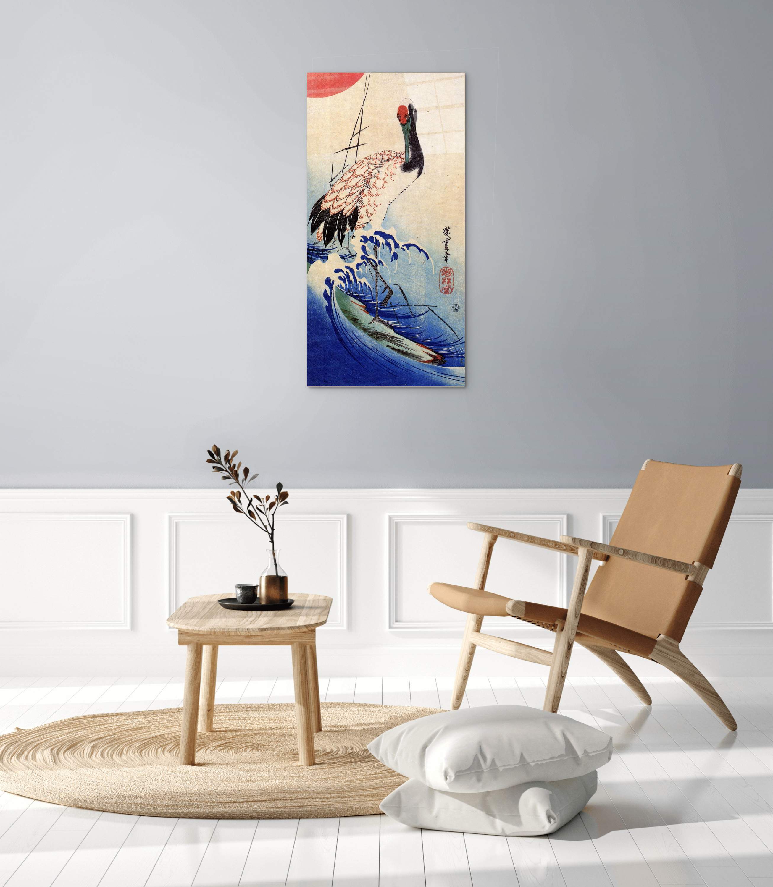 crane-and-rising-sunas92871-#materiale_CrystalArt/dimensioni_50x100