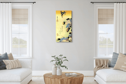 kingfisher-and-hydrangeaas92987-#materiale_EarthArt/dimensioni_50x100
