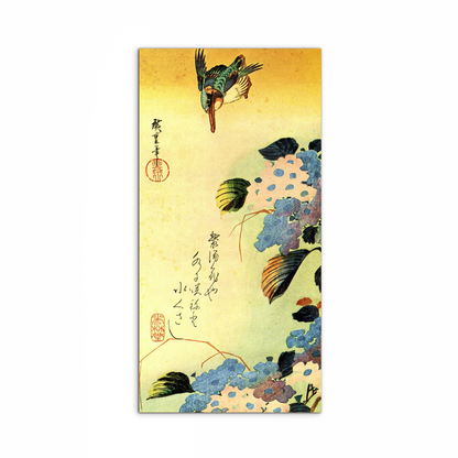 kingfisher-and-hydrangeaas92987-#materiale_MetalArt Materic/dimensioni_50x100