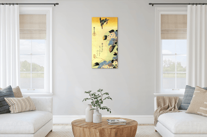 kingfisher-and-hydrangeaas92987-#materiale_MetalArt Materic/dimensioni_50x100