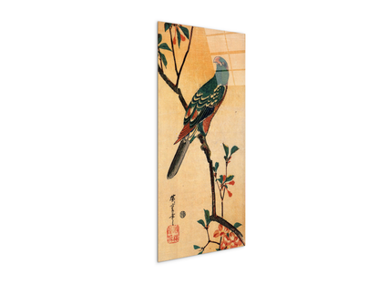 parrot-on-a-blooming-branchas93001-#materiale_CrystalArt/dimensioni_50x100