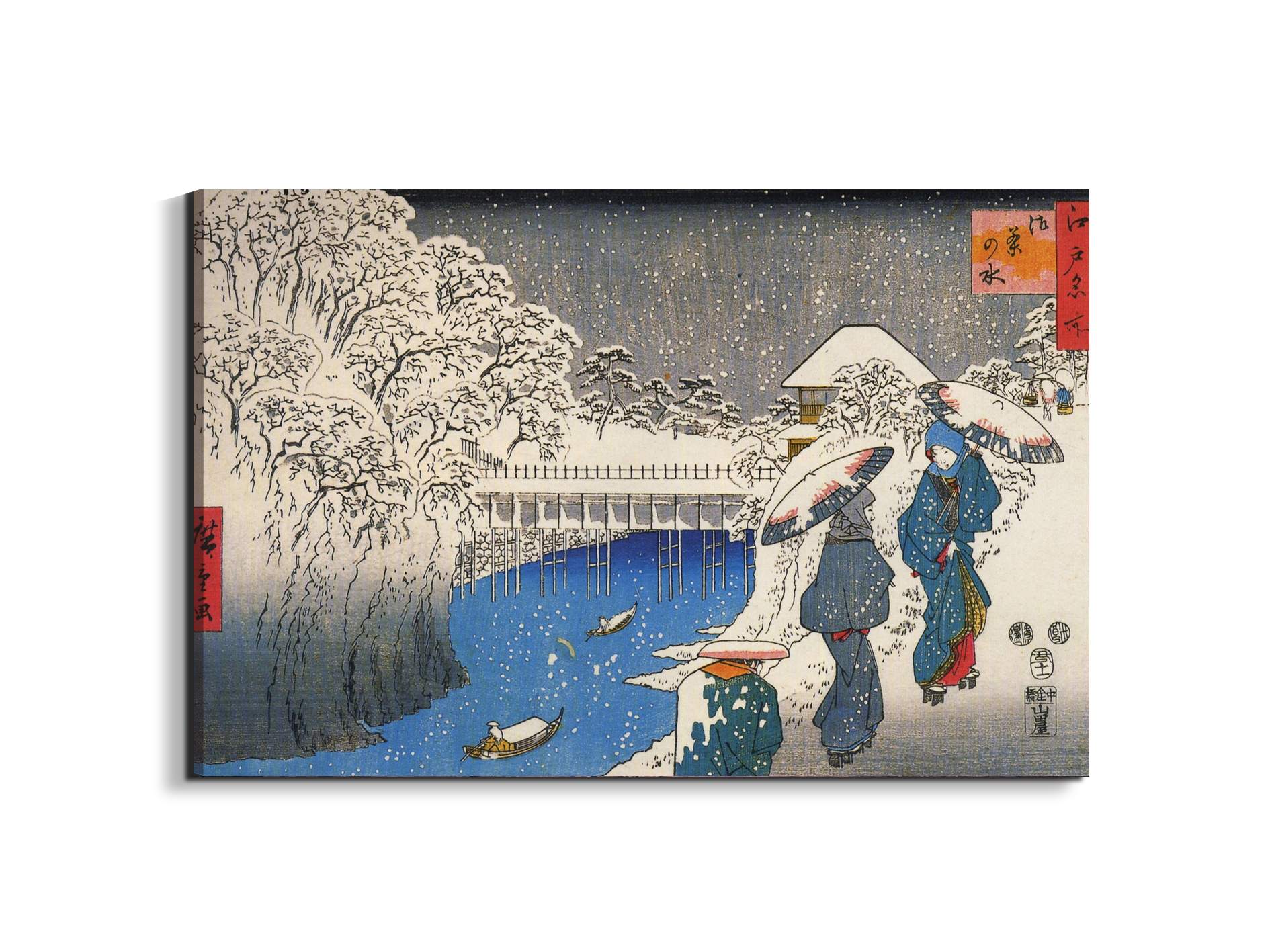 two-ladies-conversing-in-the-snowas93028-#materiale_EarthArt/dimensioni_79,5x53