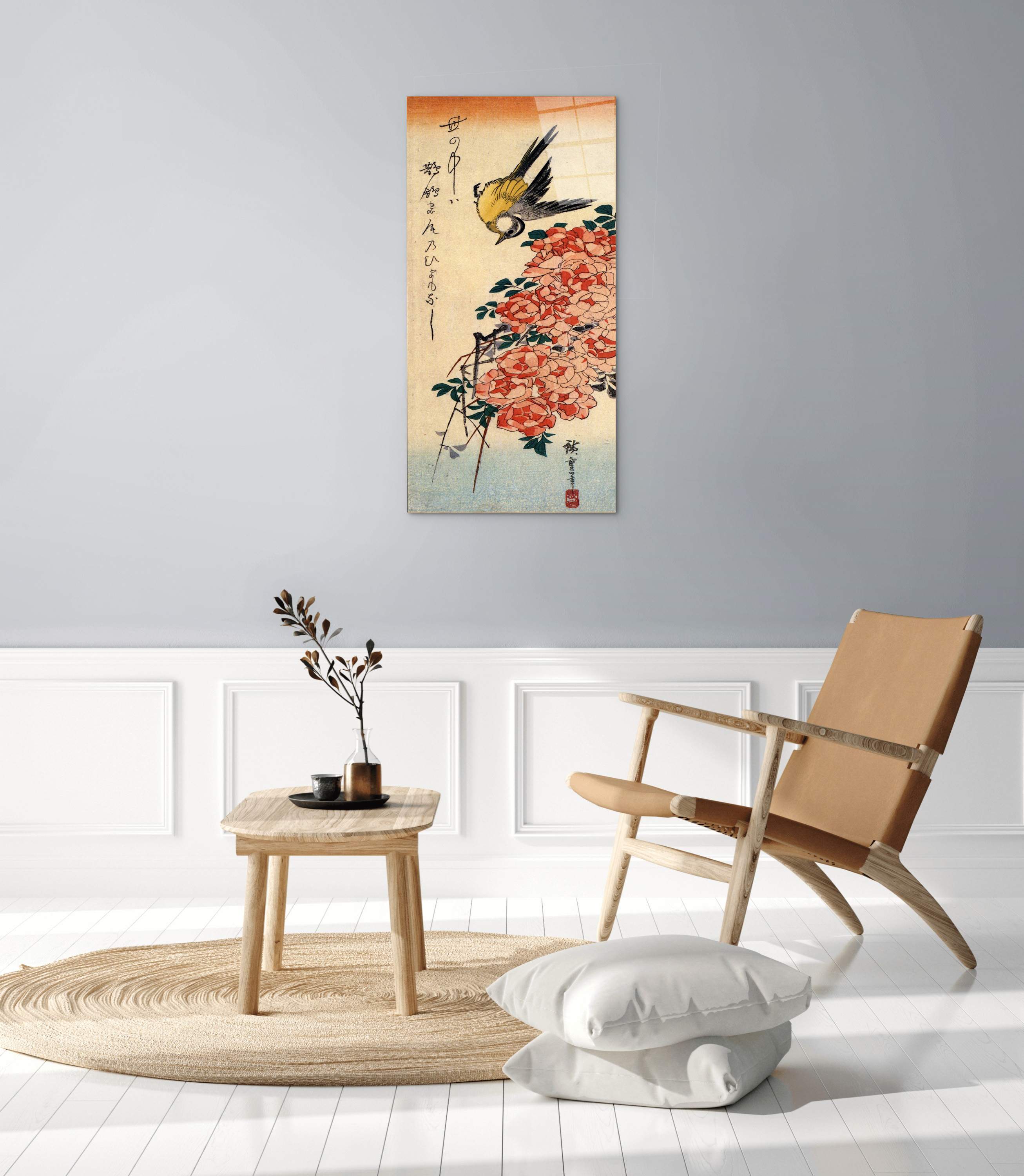 wagtail-and-rosesas93035-#materiale_CrystalArt/dimensioni_50x100