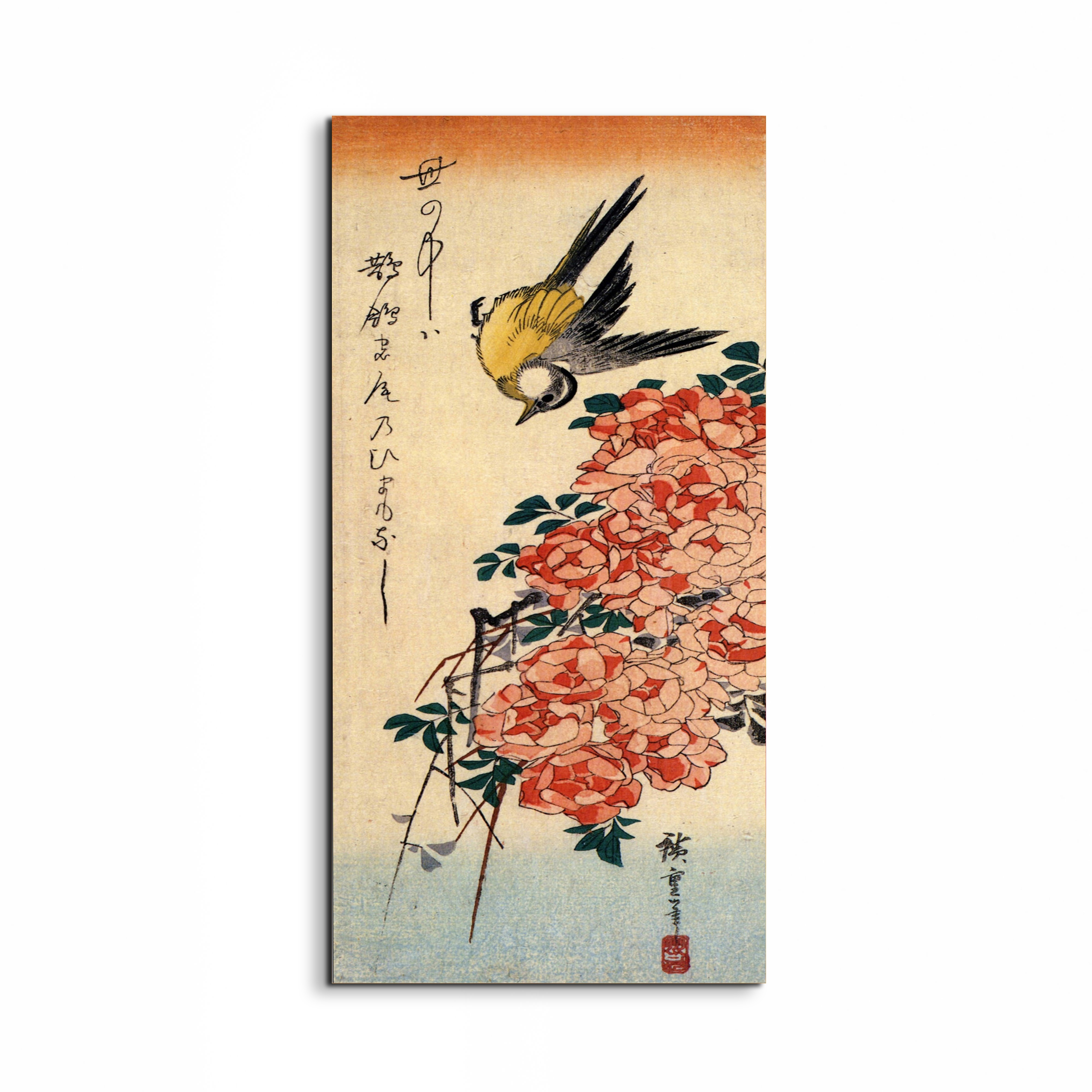 wagtail-and-rosesas93035-#materiale_EarthArt/dimensioni_50x100