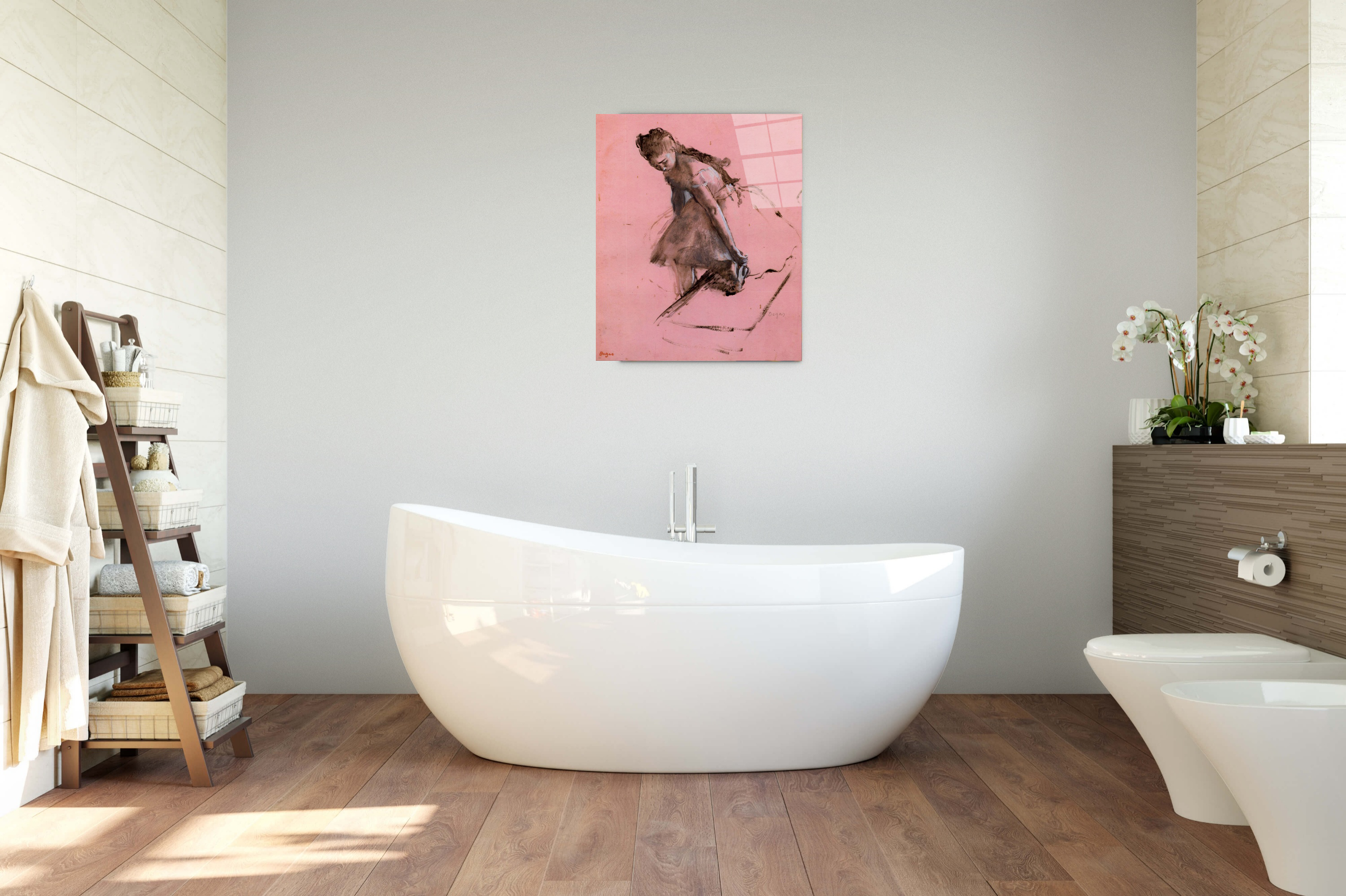 dancer-slipping-on-her-shoeas93052-#materiale_CrystalArt/dimensioni_57x76