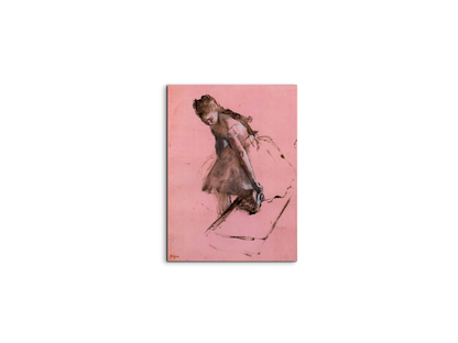 dancer-slipping-on-her-shoeas93052-#materiale_MetalArt Materic/dimensioni_37,50x50