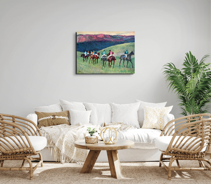 horse-racing-the-trainingas93073-#materiale_EarthArt Materic/dimensioni_76x57