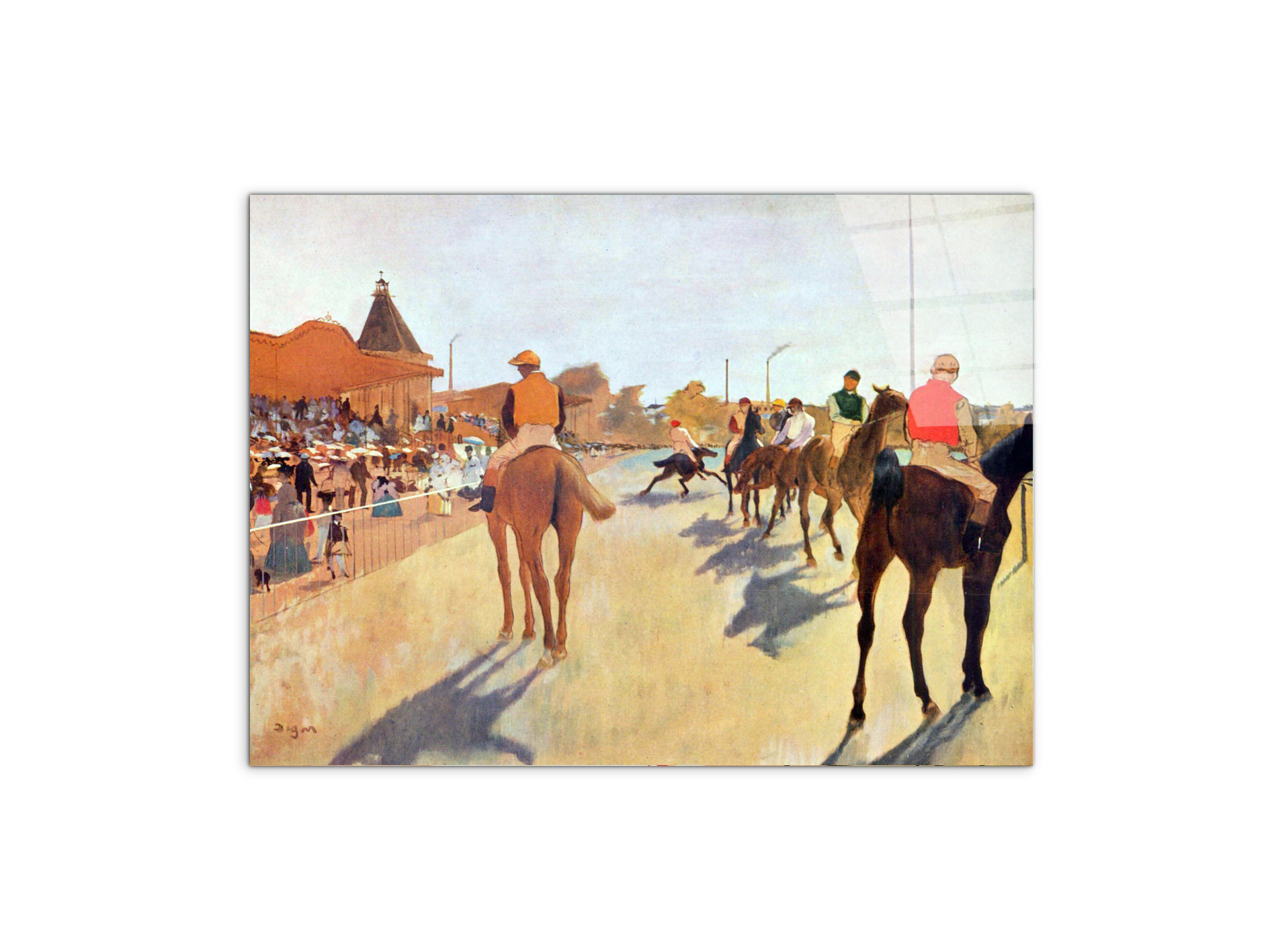 jockeys-in-front-of-the-grandstandas93075-#materiale_CrystalArt/dimensioni_76x57