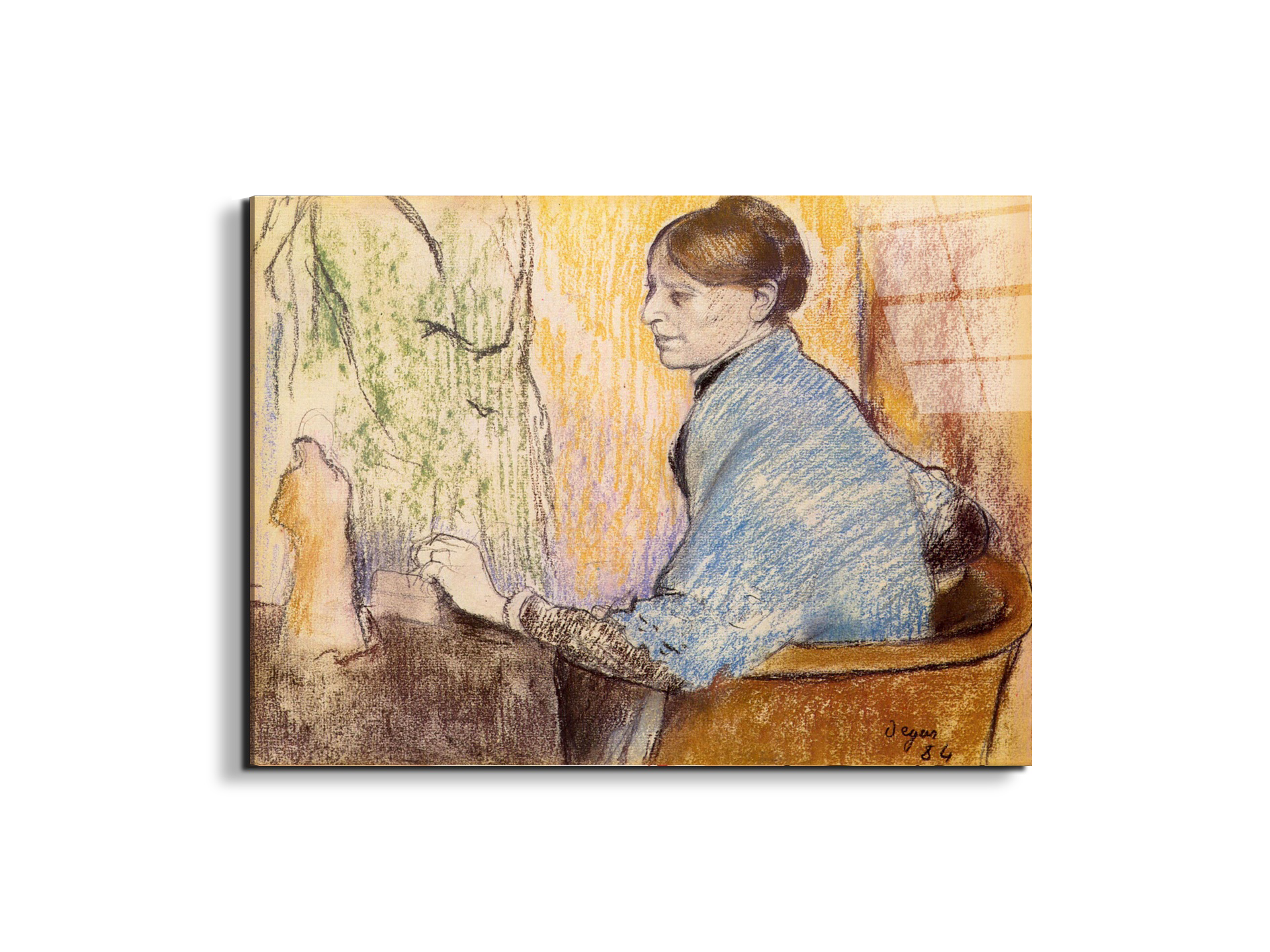 mme-henri-rouart-before-a-statueas93079-#materiale_EarthArt Total Gloss/dimensioni_76x57