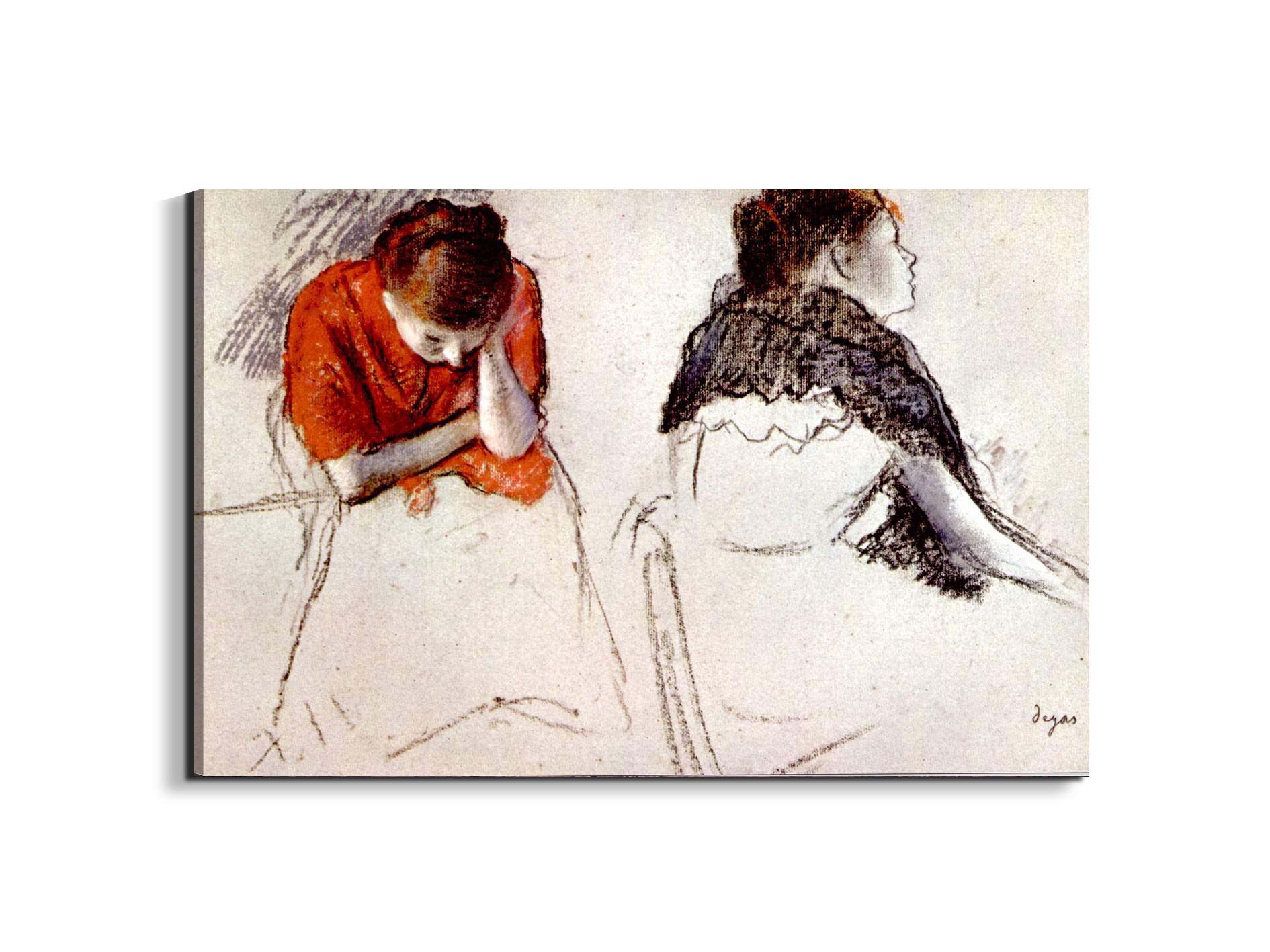 two-women-seatedas93132-#materiale_EarthArt/dimensioni_79,5x53