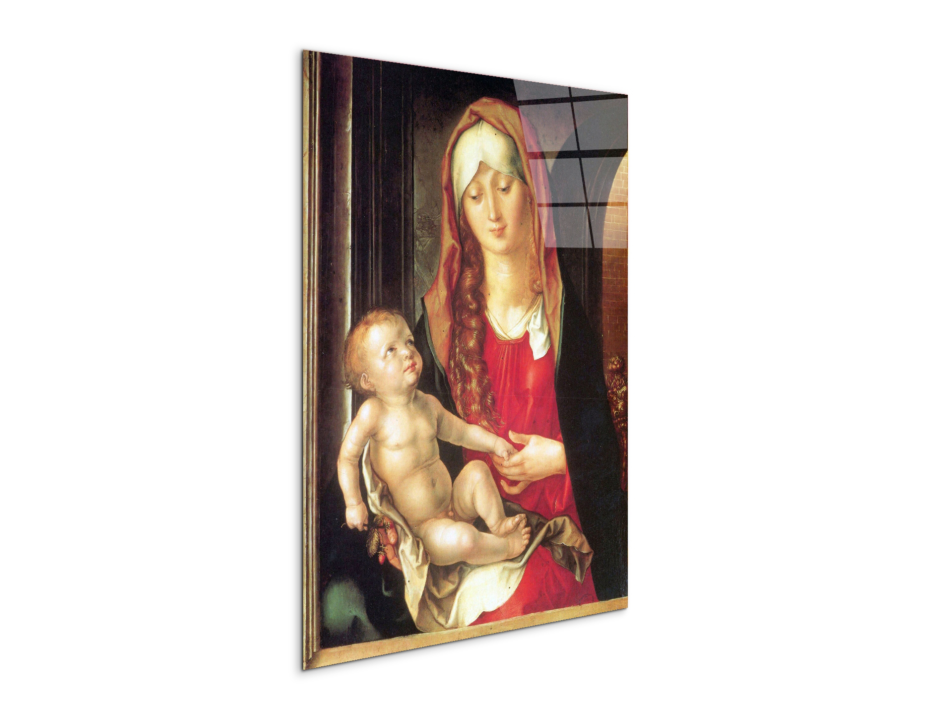 the-virgin-and-child-before-an-archwayas93236-#materiale_CrystalArt/dimensioni_57x76