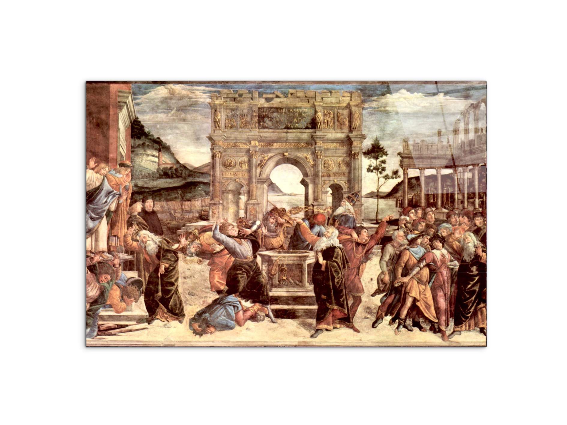 sistine-chapel-punishing-the-levites-detailas93263-#materiale_CrystalArt/dimensioni_79,5x53