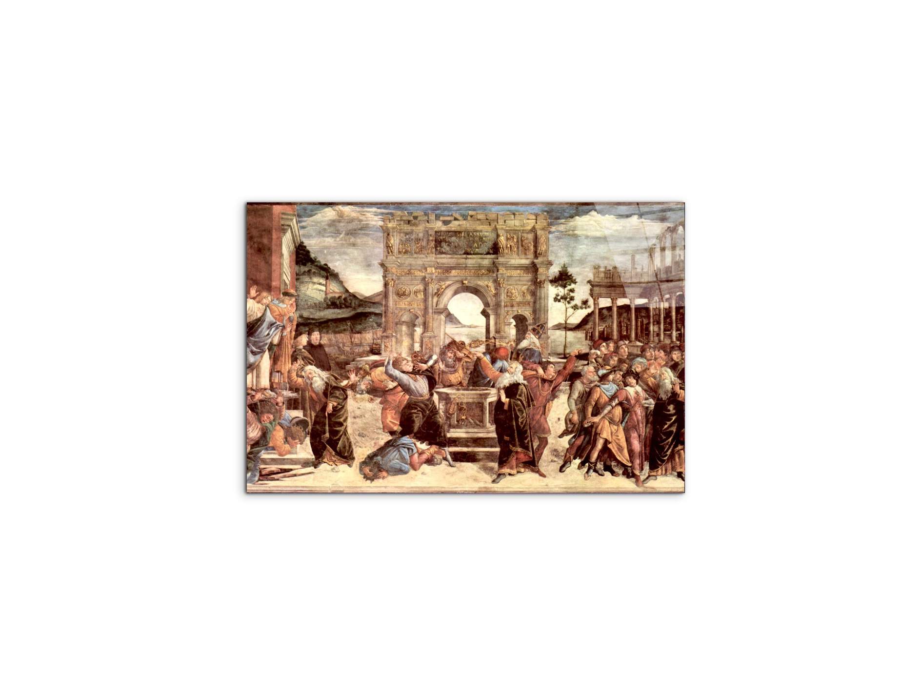 sistine-chapel-punishing-the-levites-detailas93263-#materiale_CrystalArt/dimensioni_50x33,33
