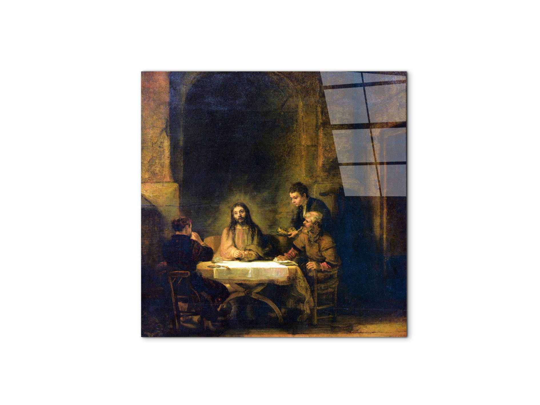 christus-in-emmausas93292-#materiale_CrystalArt/dimensioni_58x58