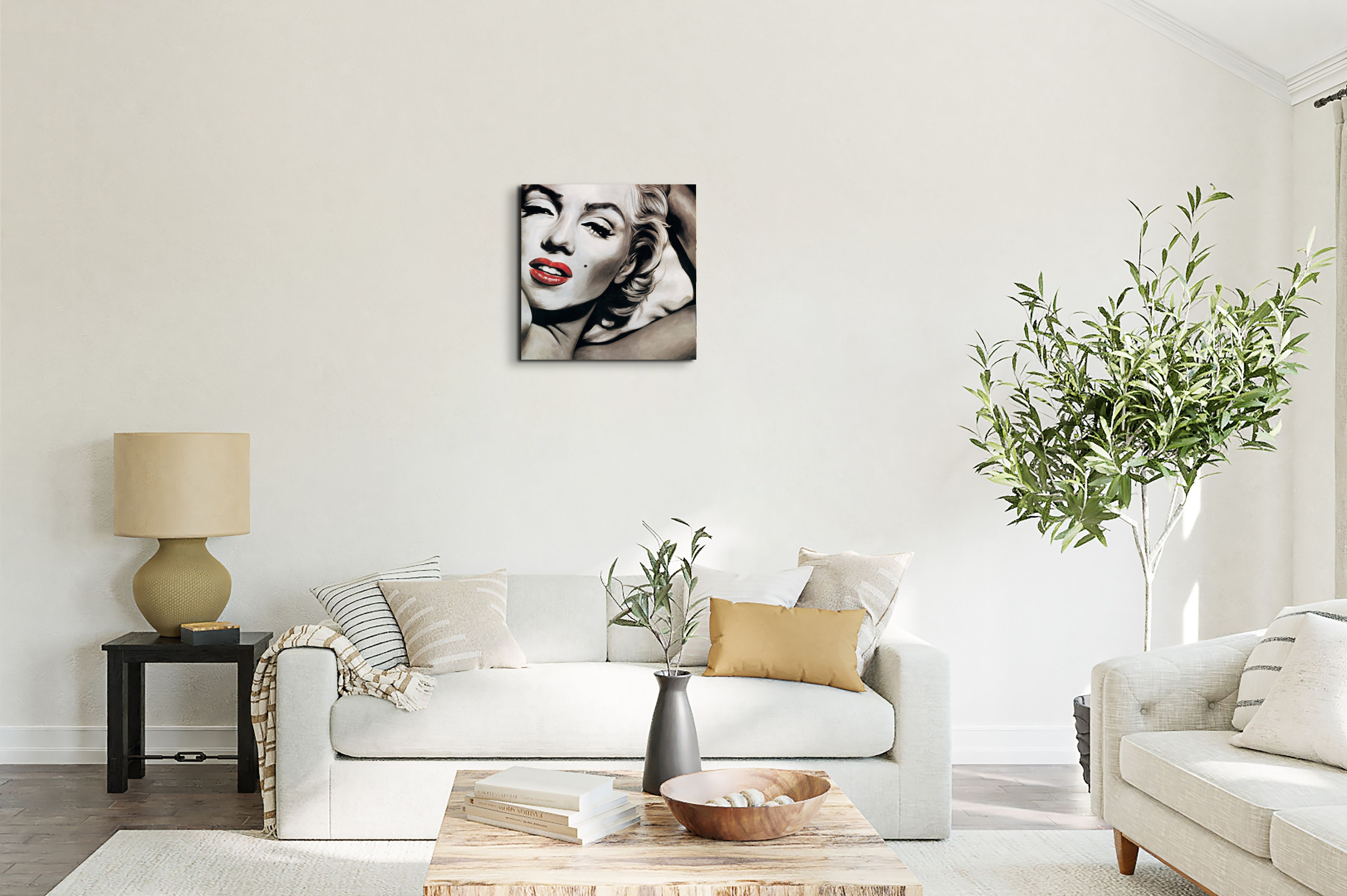 homage-to-marilyn-red-and-whiteec02026-#materiale_EarthArt/dimensioni_58x58