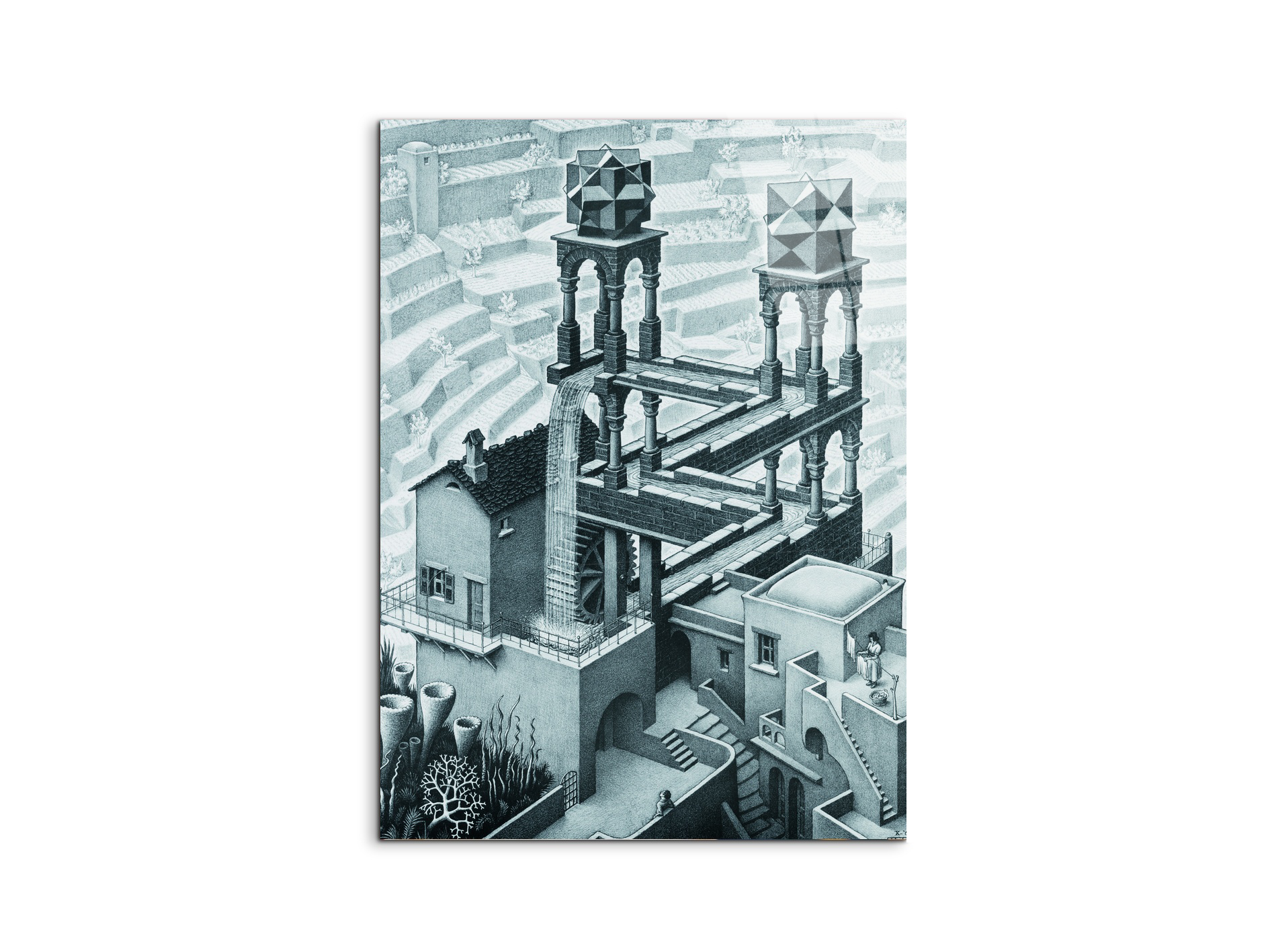 homage-to-maurits-cornelis-waterfall-1961ec15571-#materiale_CrystalArt/dimensioni_58x77,5