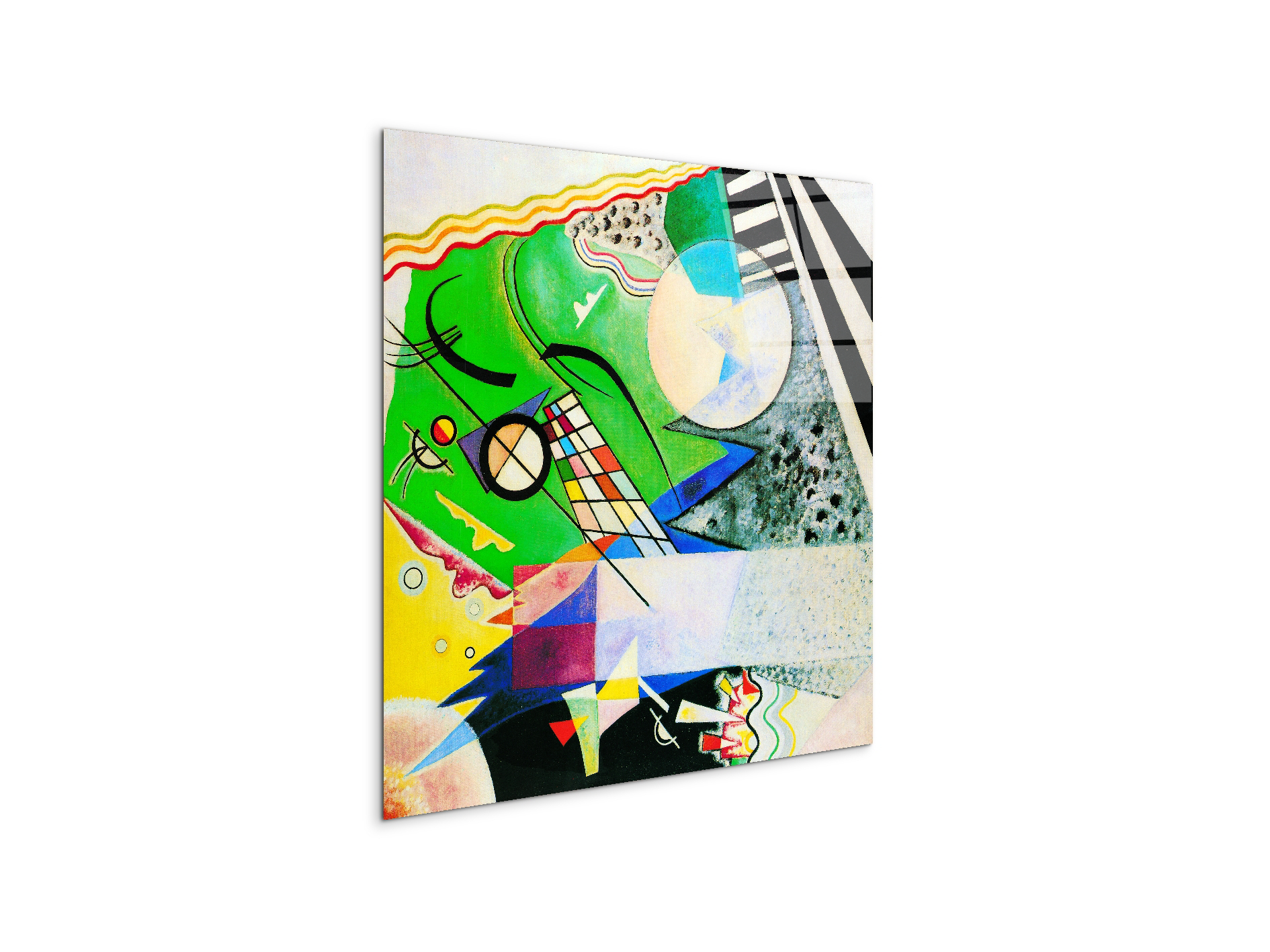 Homage to Kandinsky - Mod. 236 Open Green, 1923-#materiale_crystalart