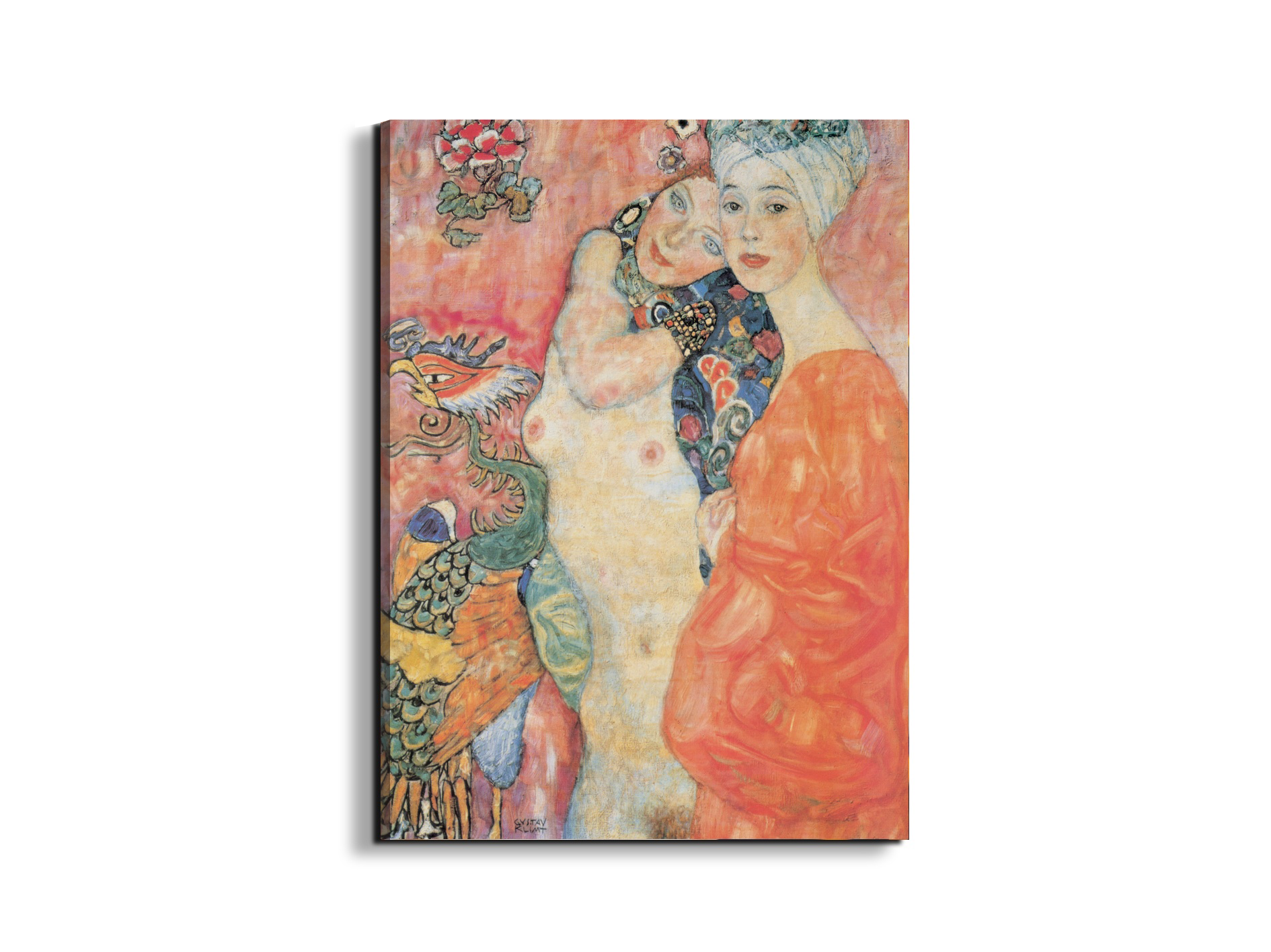 homage-to-klimt-the-girlfriendsec16137-#materiale_EarthArt/dimensioni_58x77,5