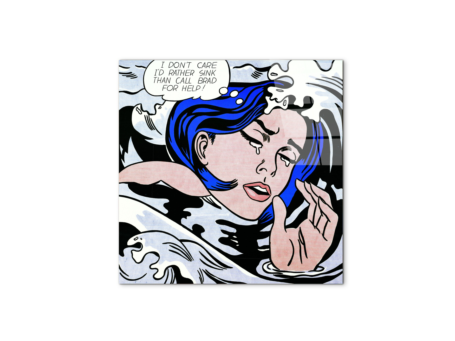 homage-to-roy-drowning-girlec16403-#materiale_CrystalArt/dimensioni_58x58