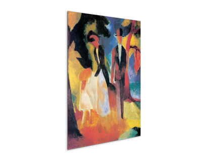 homage-to-macke-people-at-the-blue-lakeec16540-#materiale_MetalArt Materic/dimensioni_58x77,5