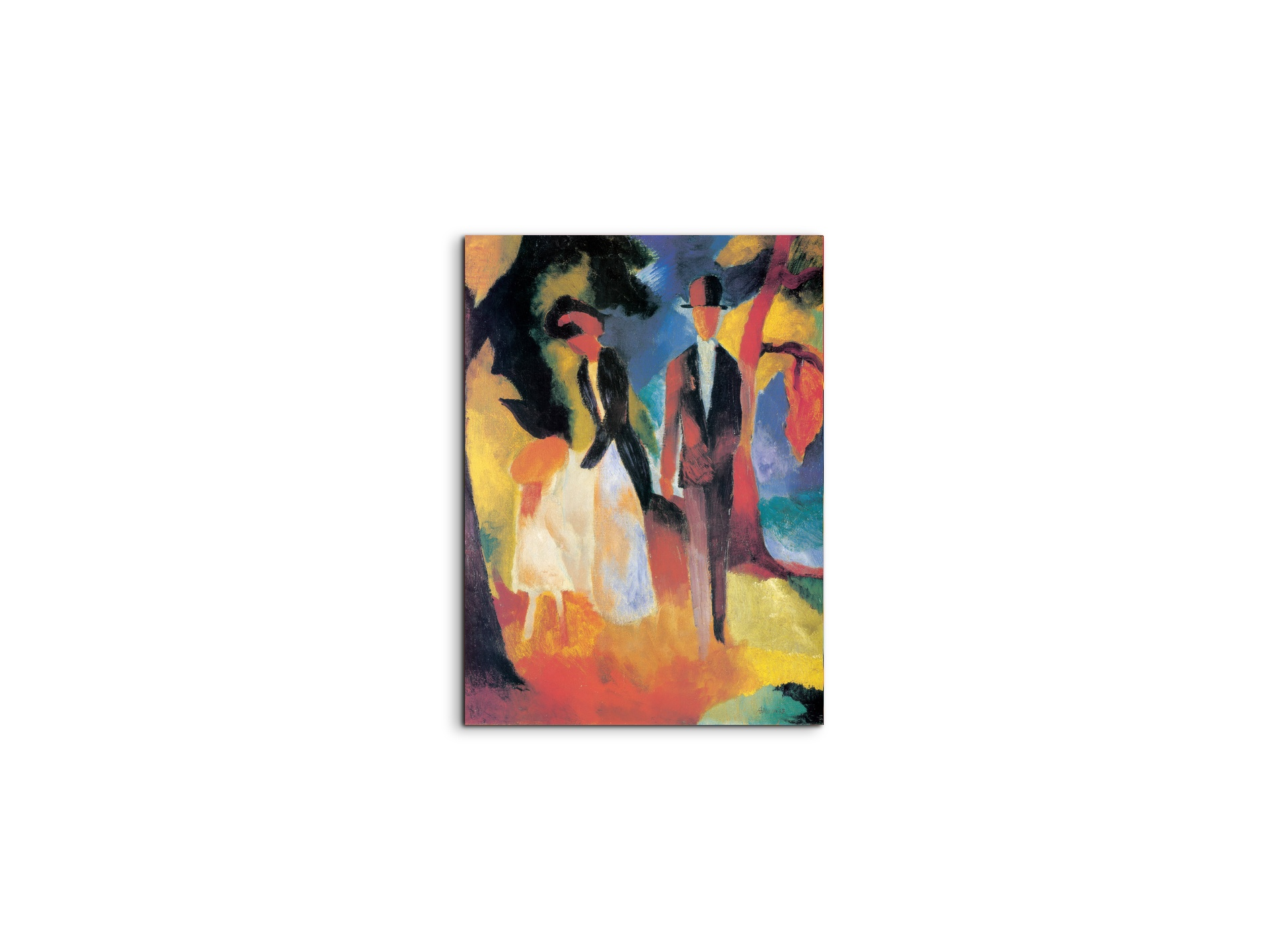 homage-to-macke-people-at-the-blue-lakeec16540-#materiale_MetalArt Materic/dimensioni_37,42x50