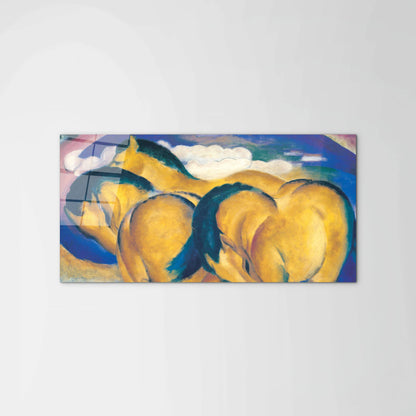 homage-to-marc-little-yellow-horseec16636-#materiale_CrystalArt/dimensioni_100x50