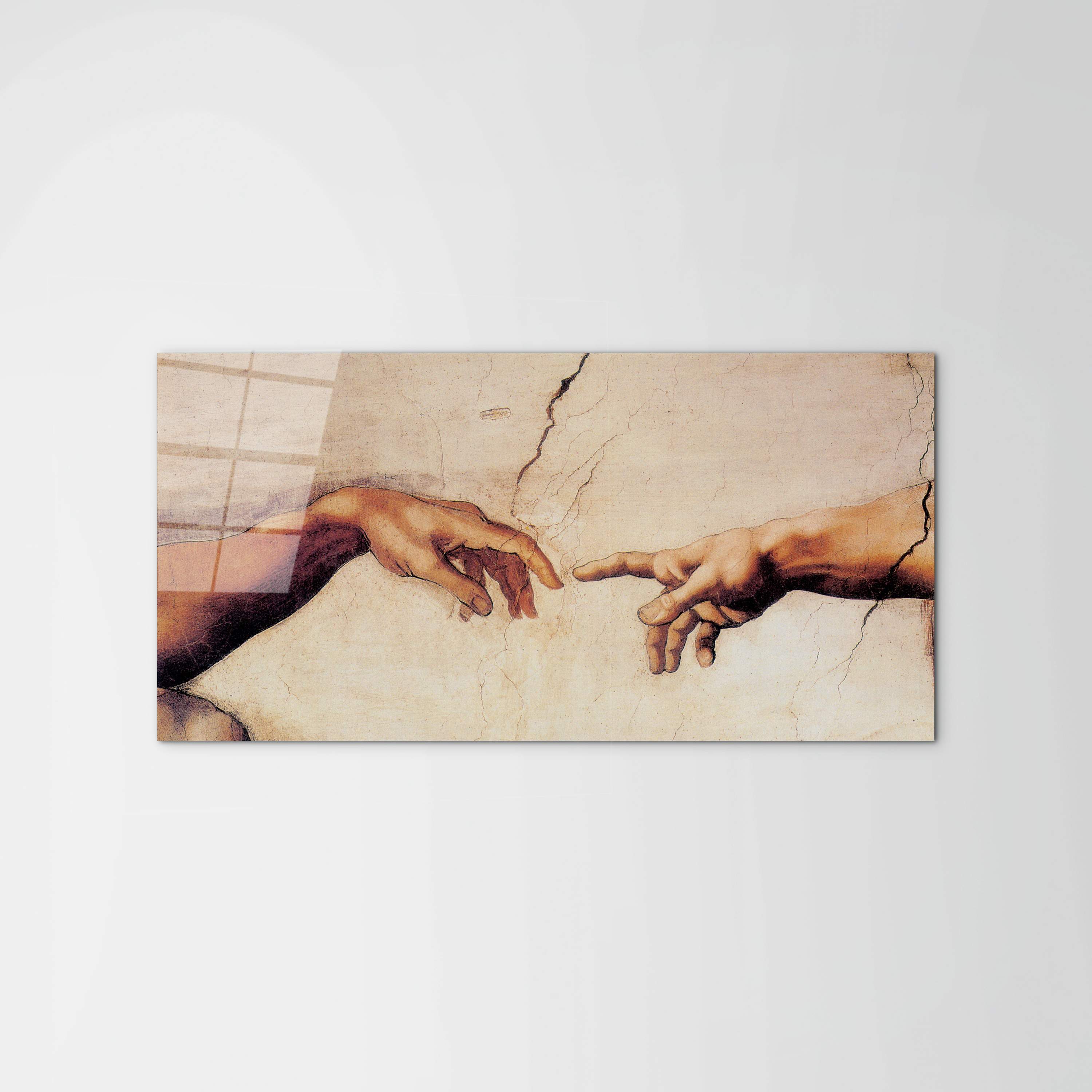 homage-to-michelangelo-creation-of-adam-iec16732-#materiale_CrystalArt/dimensioni_100x50