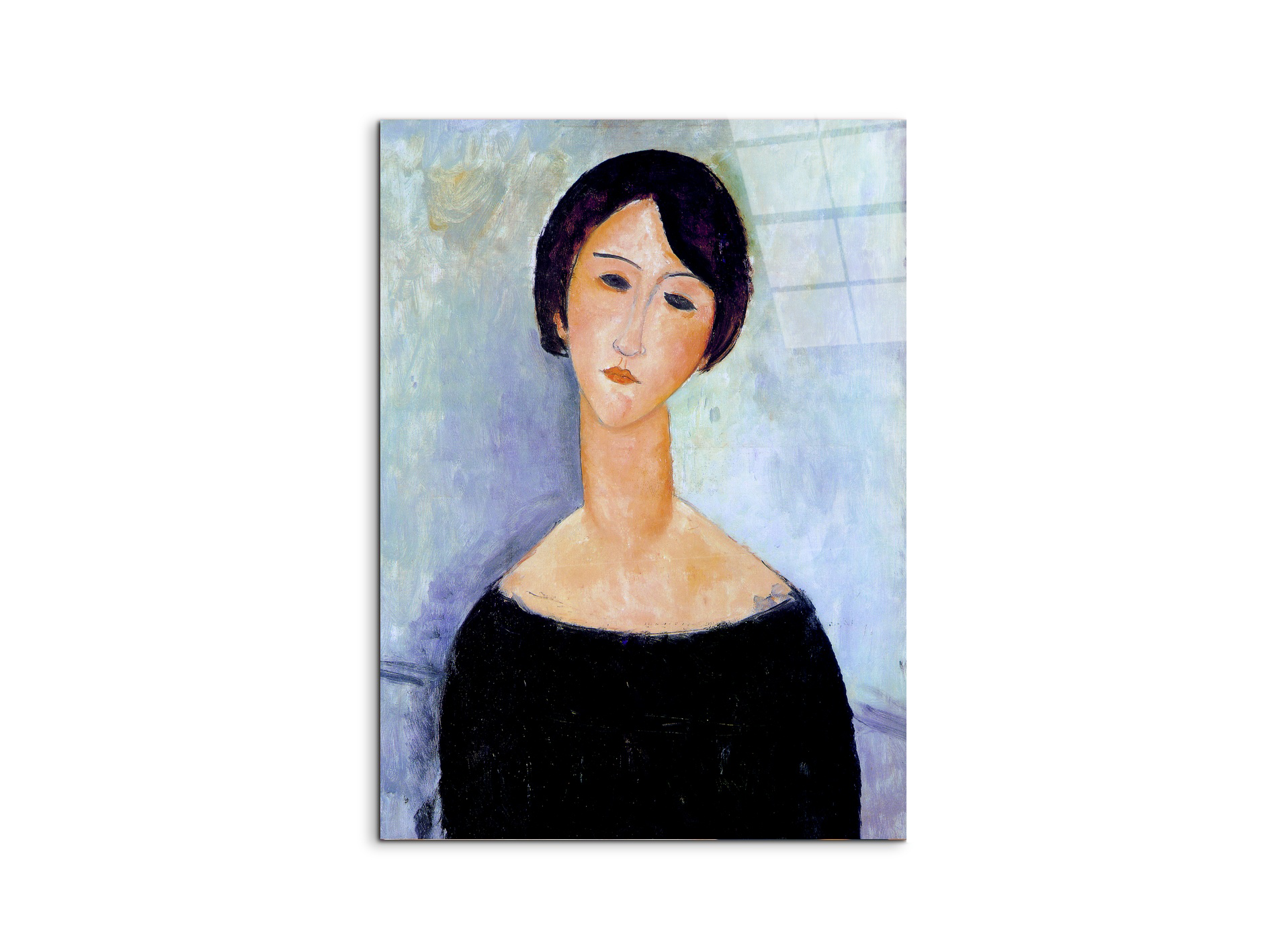 homage-to-modigliani-woman-in-blackec16847-#materiale_CrystalArt/dimensioni_58x77,5