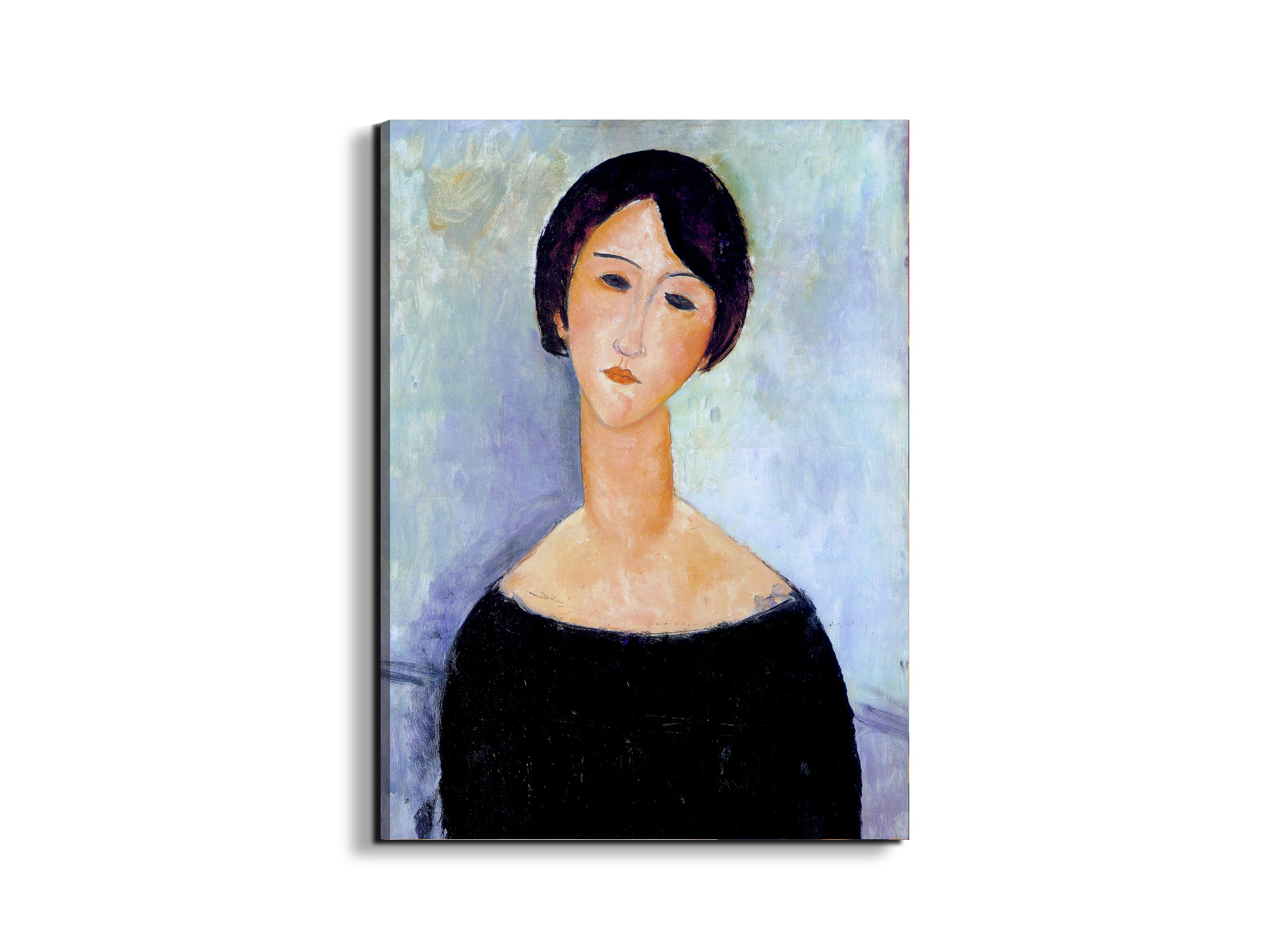 homage-to-modigliani-woman-in-blackec16847-#materiale_EarthArt/dimensioni_58x77,5
